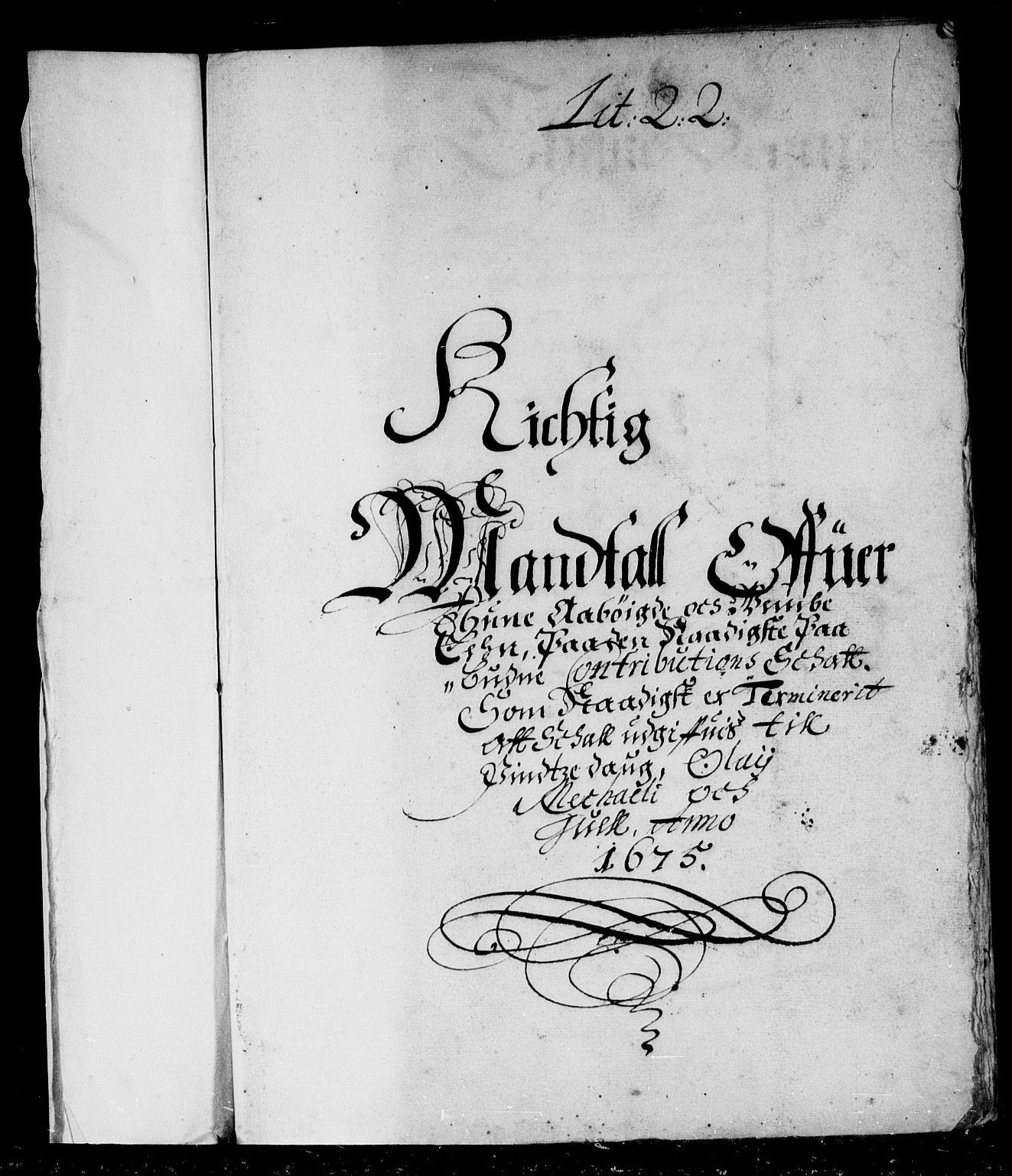 Rentekammeret inntil 1814, Reviderte regnskaper, Stiftamtstueregnskaper, Landkommissariatet på Akershus og Akershus stiftamt, AV/RA-EA-5869/R/Rb/L0107: Akershus stiftamt, 1675