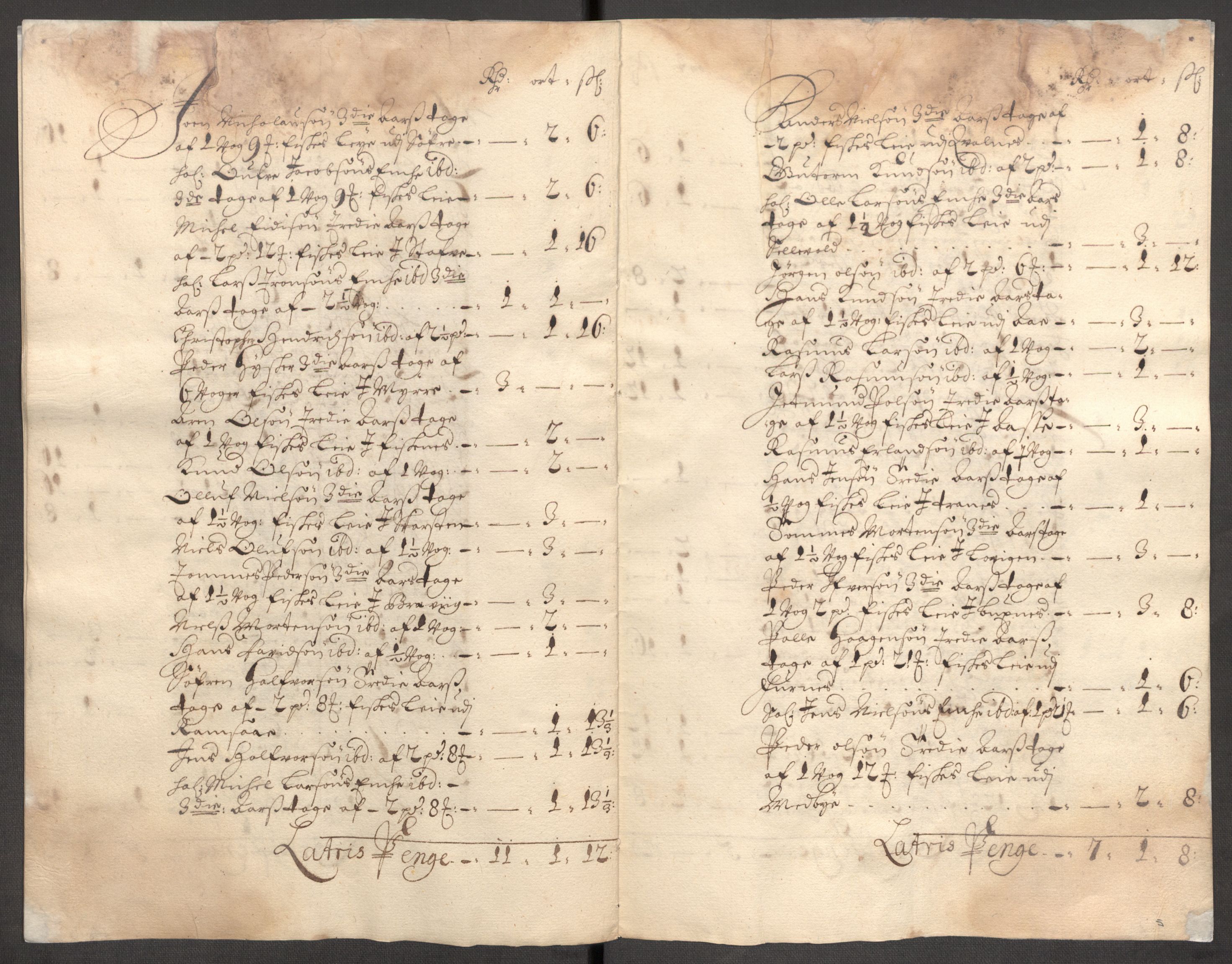 Rentekammeret inntil 1814, Reviderte regnskaper, Fogderegnskap, RA/EA-4092/R67/L4678: Fogderegnskap Vesterålen, Andenes og Lofoten, 1696-1708, p. 116