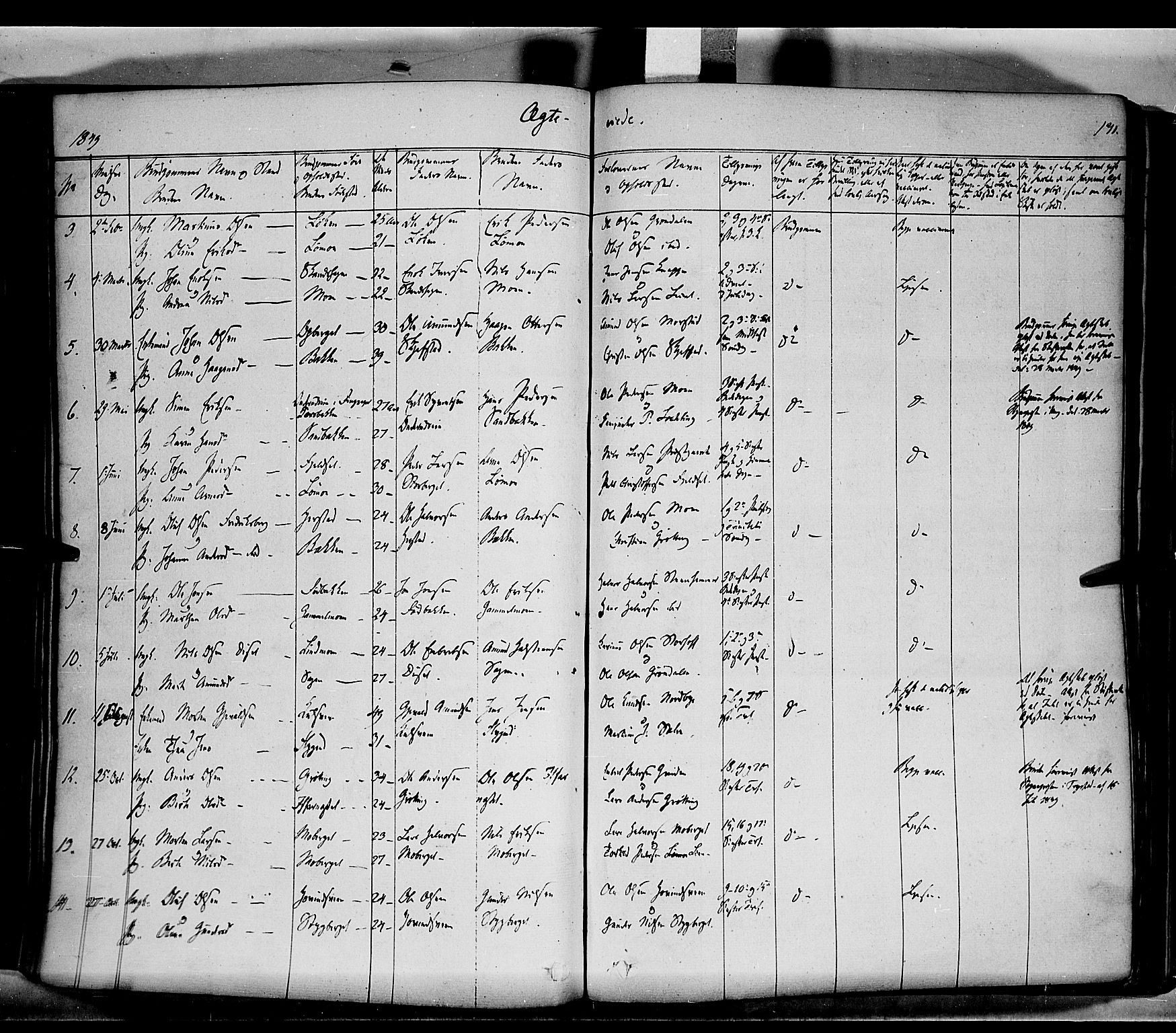 Elverum prestekontor, AV/SAH-PREST-044/H/Ha/Haa/L0009: Parish register (official) no. 9, 1843-1856, p. 171