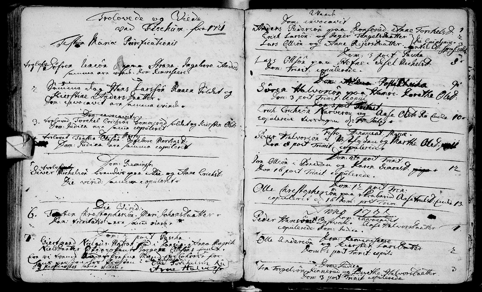 Eiker kirkebøker, SAKO/A-4/F/Fa/L0005: Parish register (official) no. I 5 /2, 1721-1747