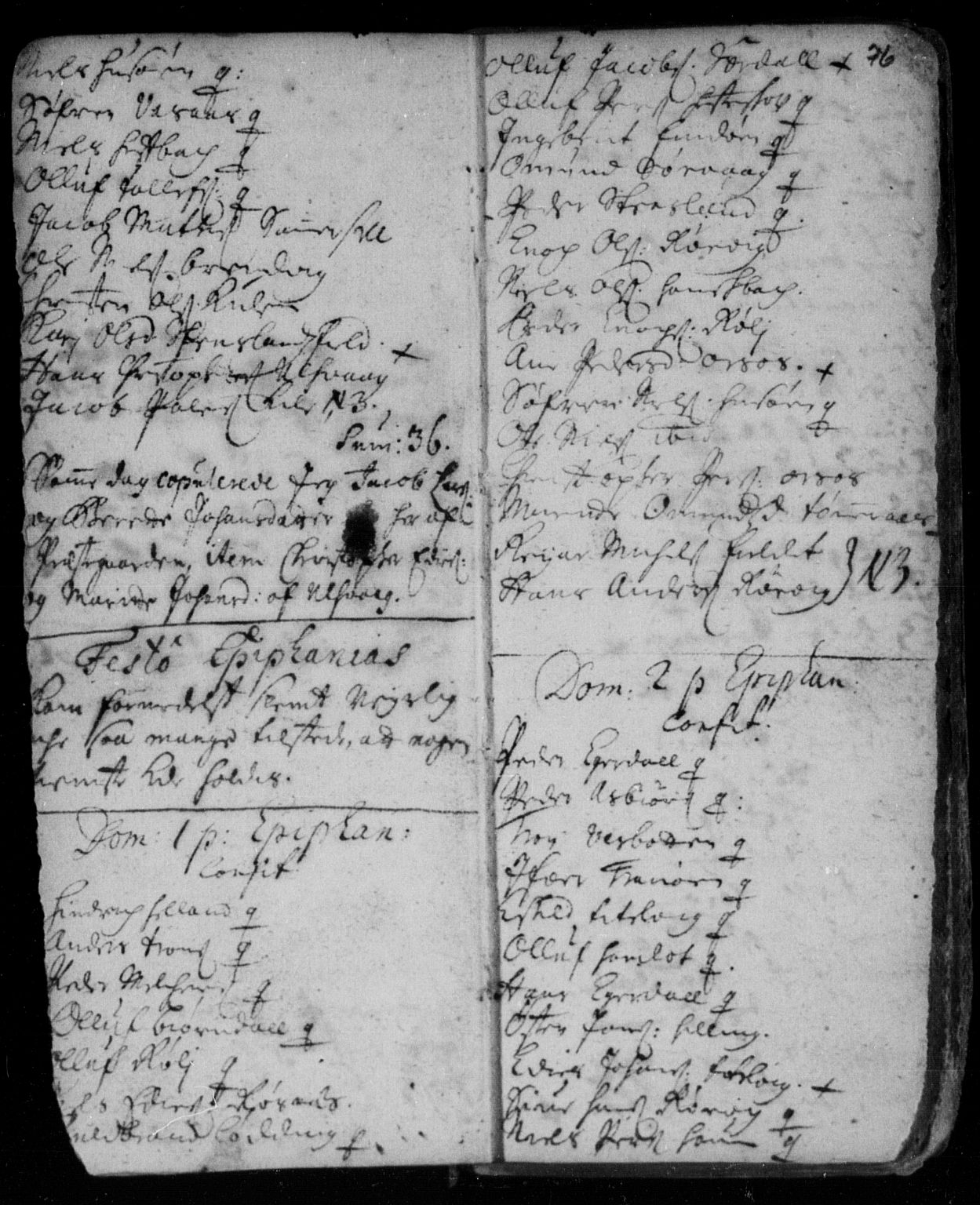 Ministerialprotokoller, klokkerbøker og fødselsregistre - Nordland, AV/SAT-A-1459/859/L0840: Parish register (official) no. 859A00, 1708-1738, p. 76