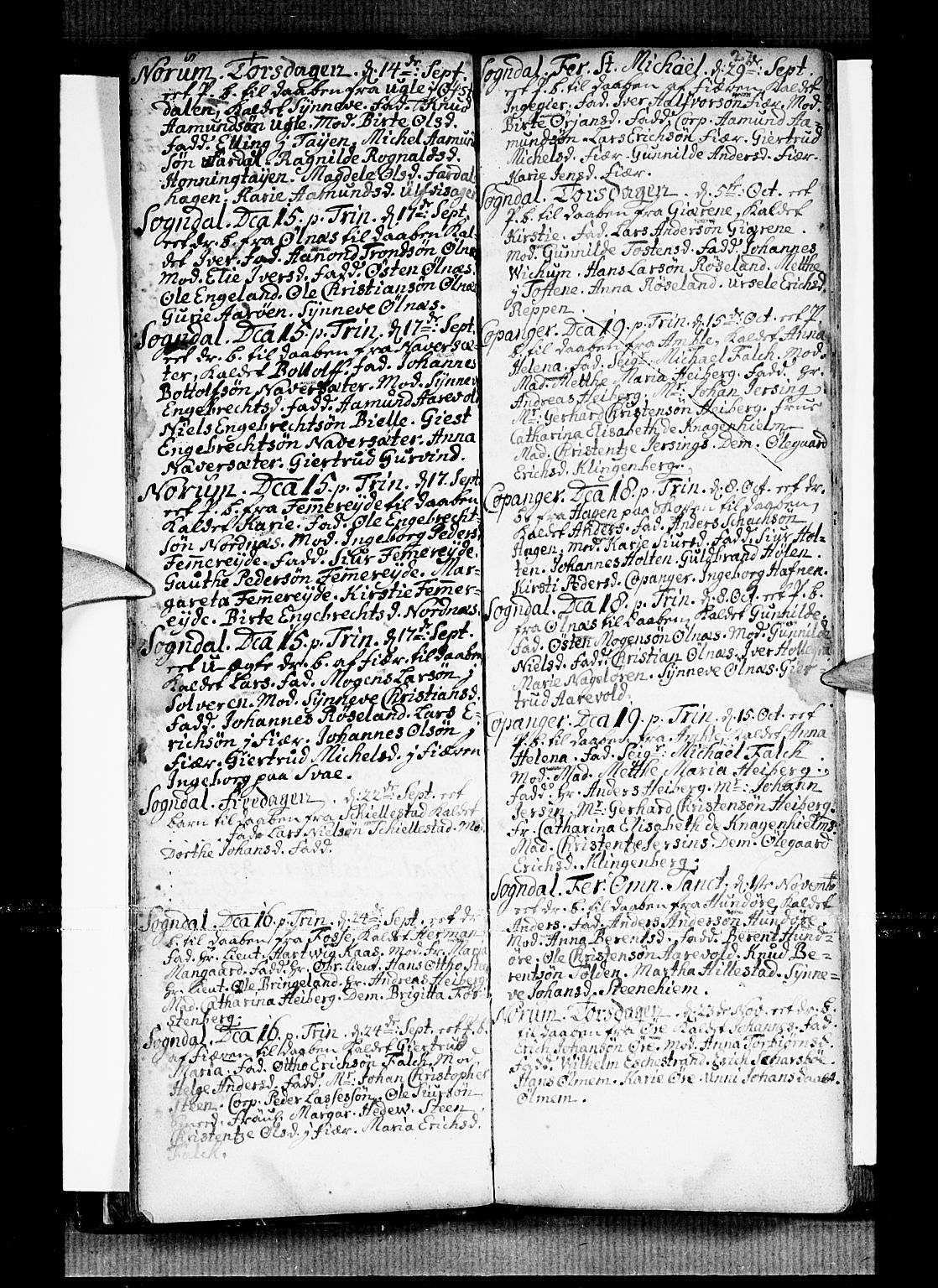 Sogndal sokneprestembete, SAB/A-81301/H/Haa/Haaa/L0002: Parish register (official) no. A 2, 1725-1741, p. 27