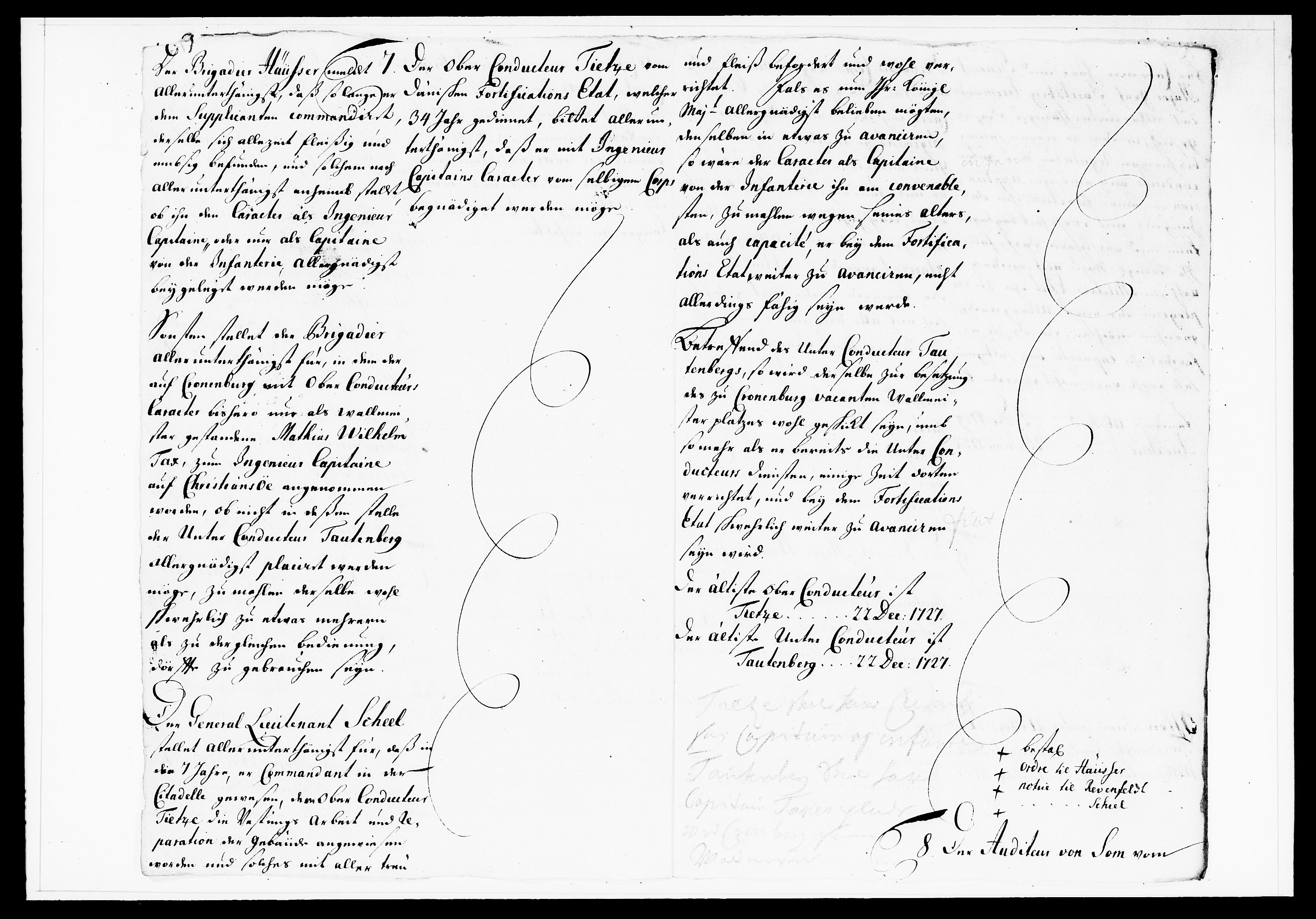 Krigskollegiet, Krigskancelliet, DRA/A-0006/-/1130-1137: Refererede sager, 1736, p. 153