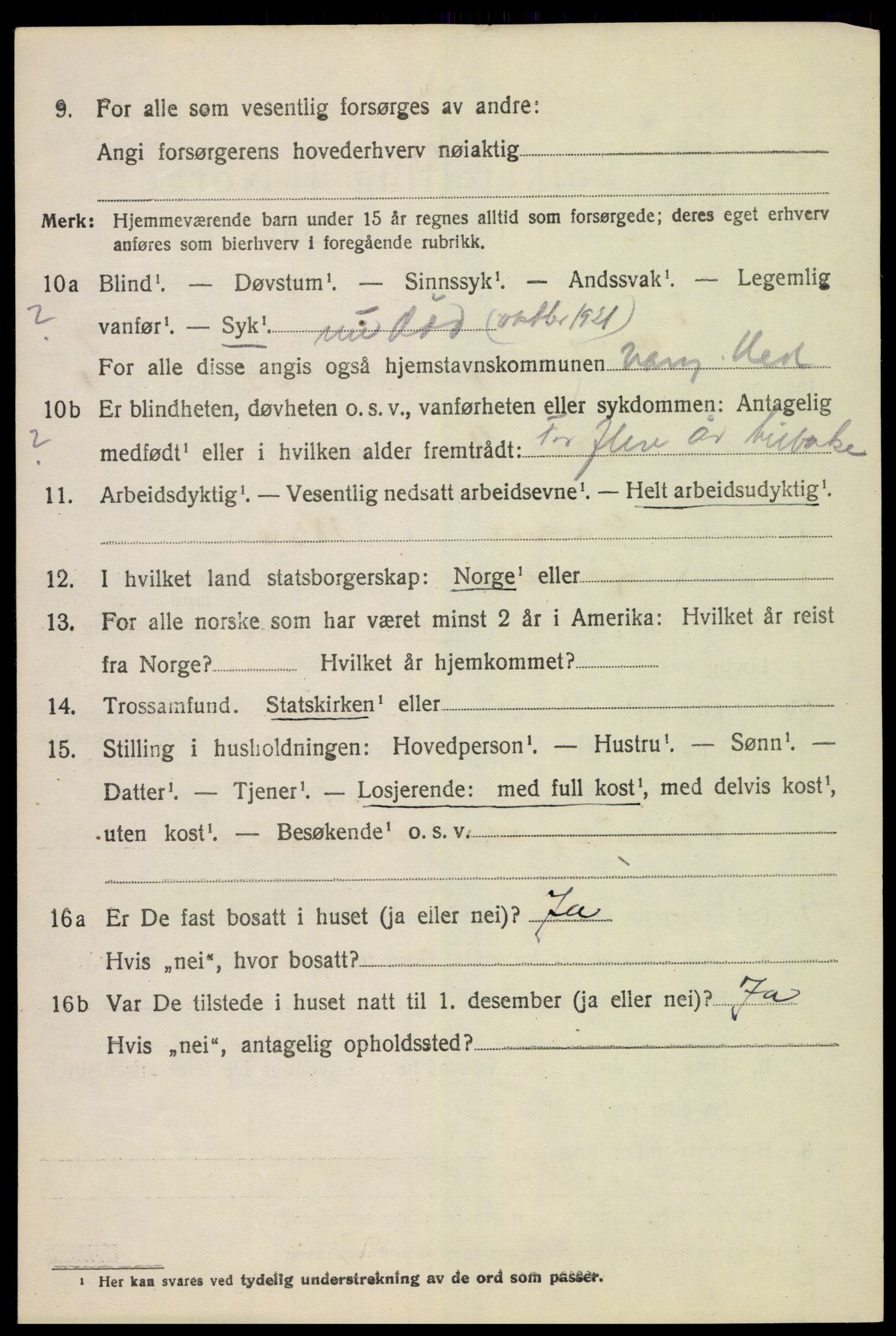 SAH, 1920 census for Vang (Hedmark), 1920, p. 18092