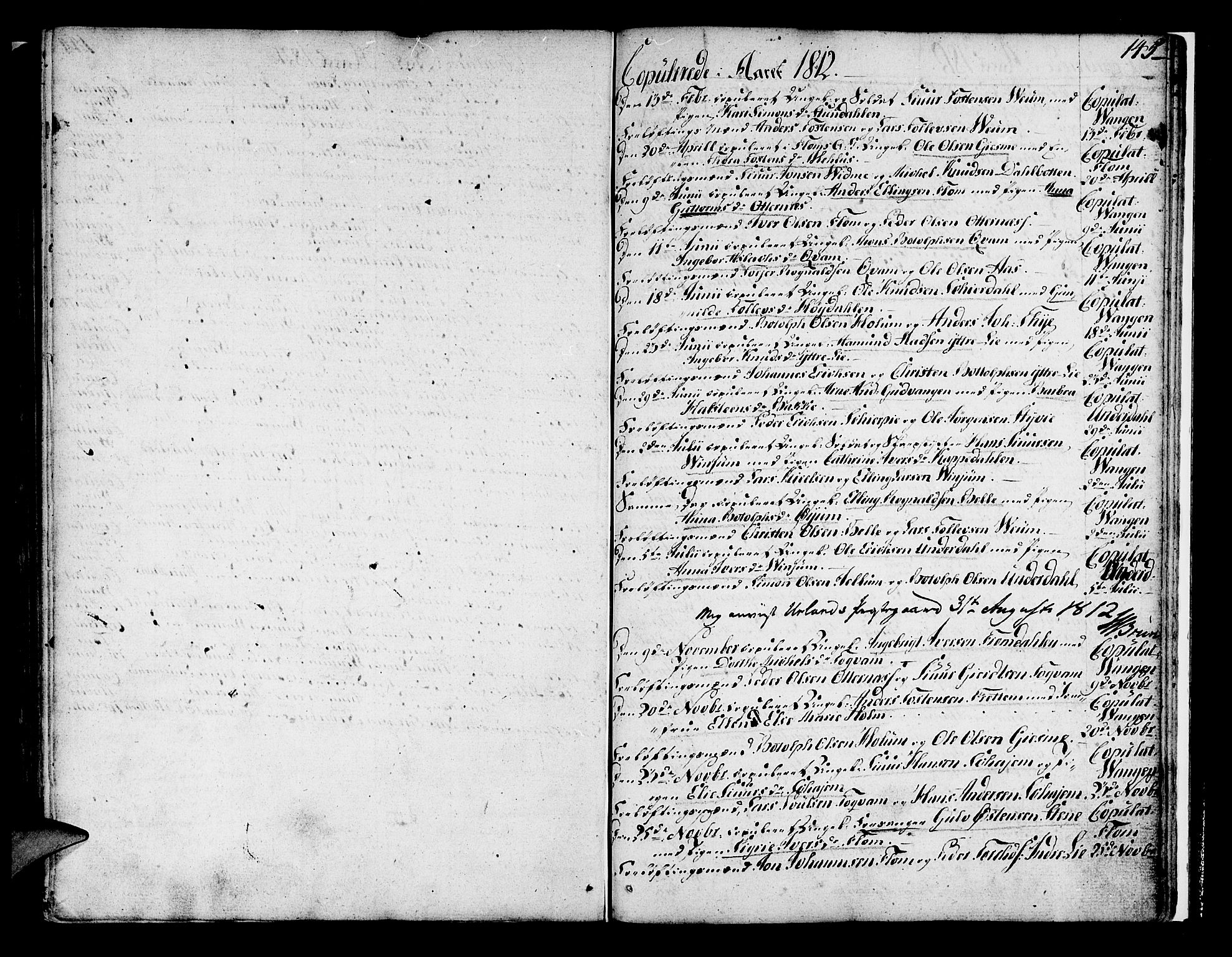 Aurland sokneprestembete, SAB/A-99937/H/Ha/Haa/L0005: Parish register (official) no. A 5, 1801-1821, p. 145