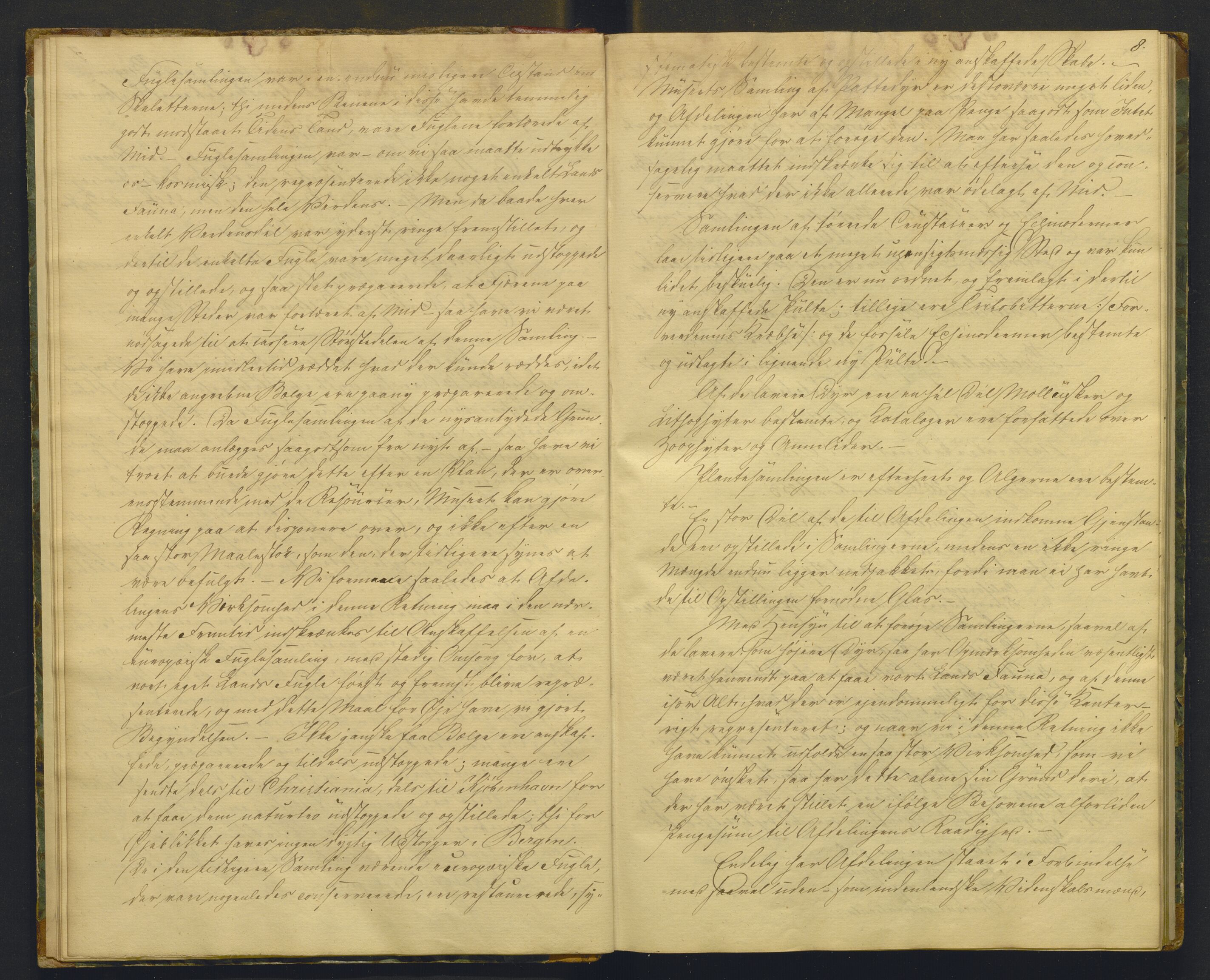Bergens Museum, AV/SAB-A-17301/08/A/L0001: Forhandlingsprotokoll , 1852-1900, p. 7b-8a