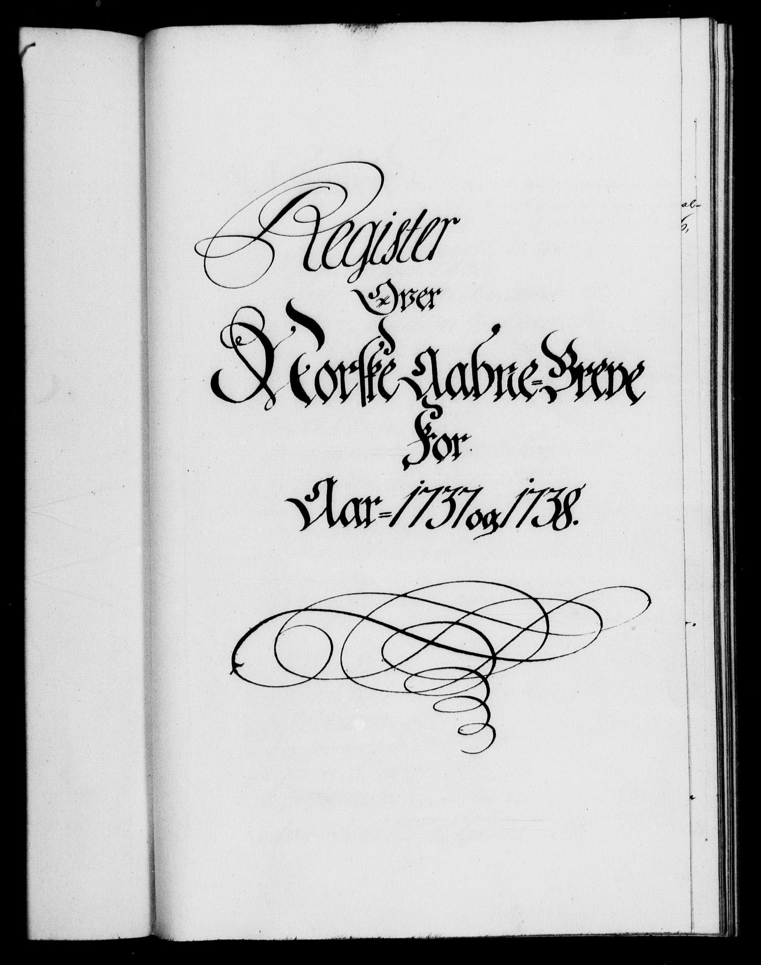 Danske Kanselli 1572-1799, AV/RA-EA-3023/F/Fc/Fca/Fcaa/L0030: Norske registre, 1737-1738