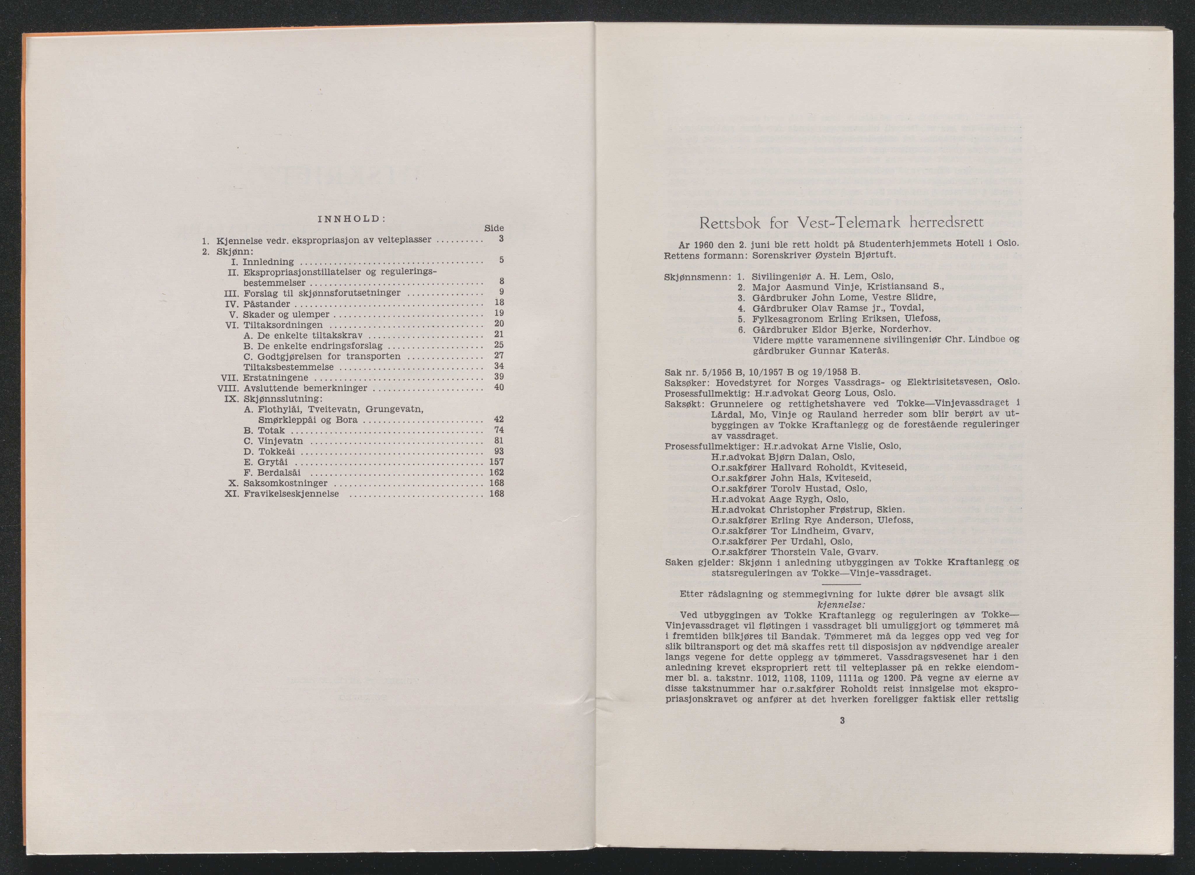 Vest-Telemark sorenskriveri, AV/SAKO-A-134/F/Fo/Foc/L0001: Tokke og Vinjevassdraget rettsbøker, 1954-1963, p. 404