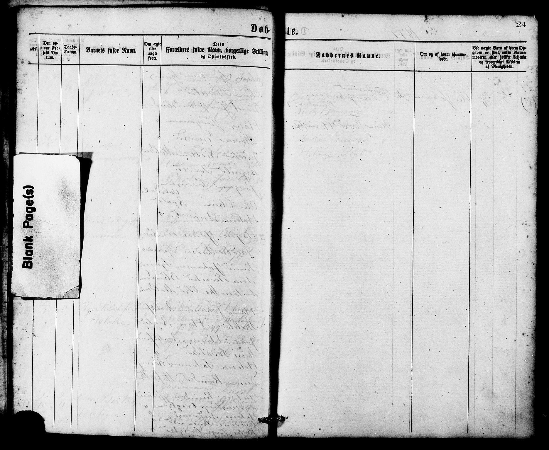 Ministerialprotokoller, klokkerbøker og fødselsregistre - Møre og Romsdal, AV/SAT-A-1454/537/L0519: Parish register (official) no. 537A03, 1876-1889, p. 24