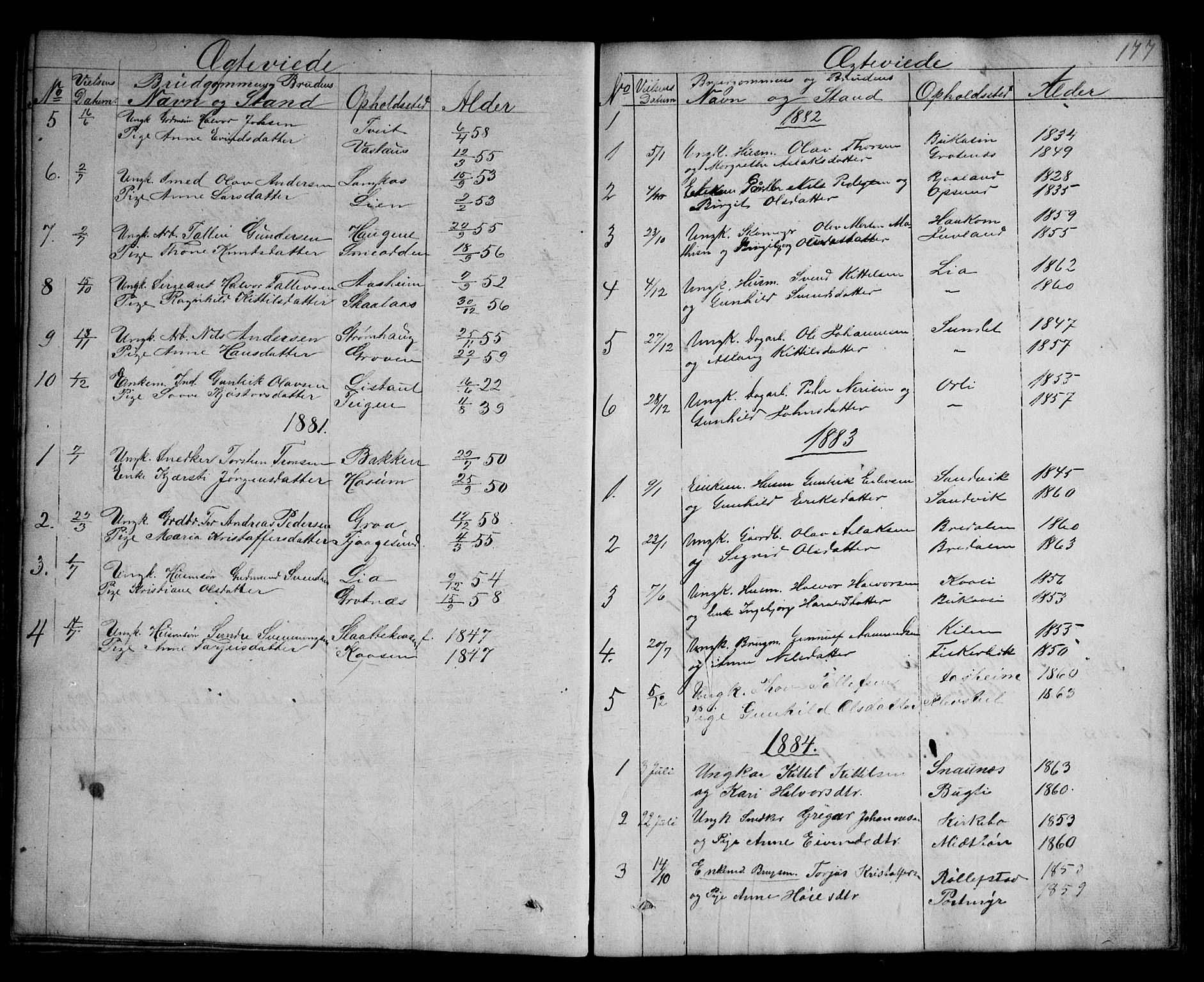 Kviteseid kirkebøker, SAKO/A-276/G/Ga/L0001: Parish register (copy) no. I 1, 1850-1893, p. 177