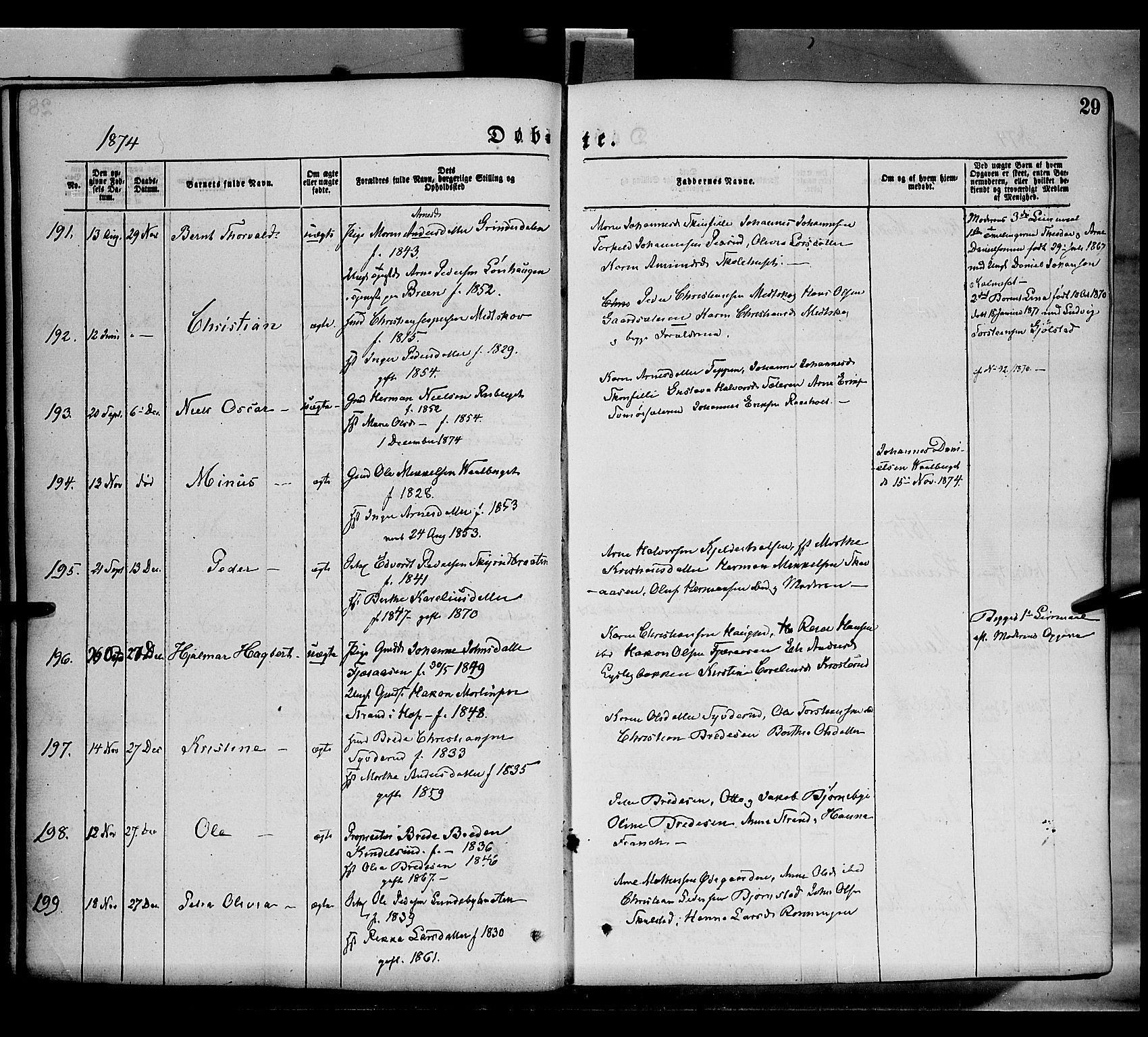 Grue prestekontor, AV/SAH-PREST-036/H/Ha/Haa/L0011: Parish register (official) no. 11, 1873-1880, p. 29