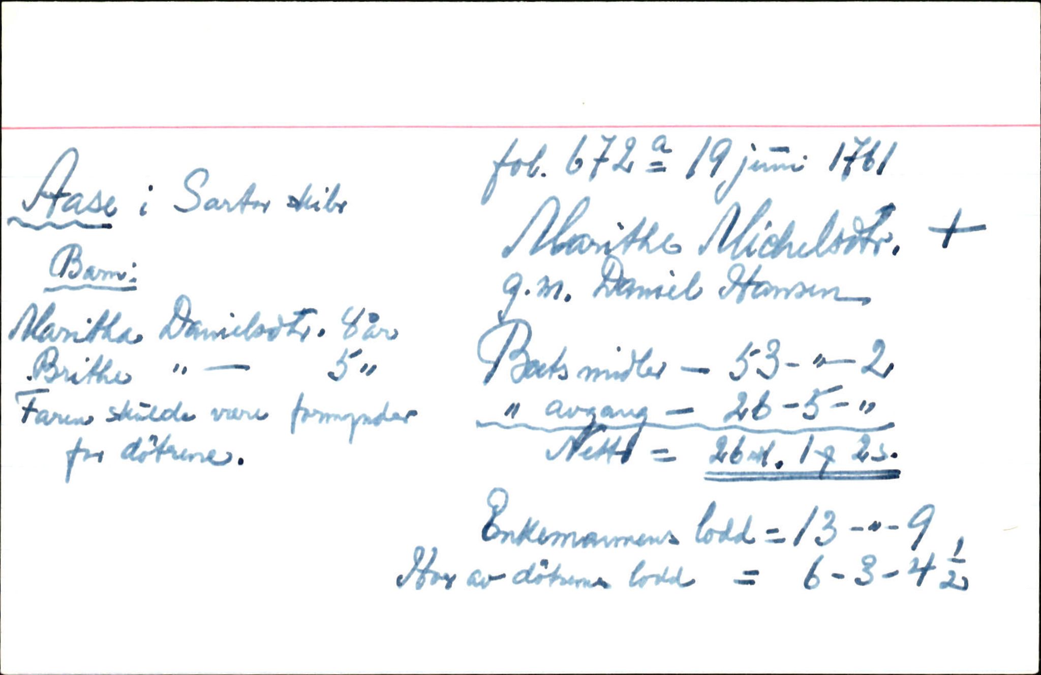 Skiftekort ved Statsarkivet i Bergen, SAB/SKIFTEKORT/001/L0002: Skifteprotokoll nr. 4, 1757-1763, p. 1626