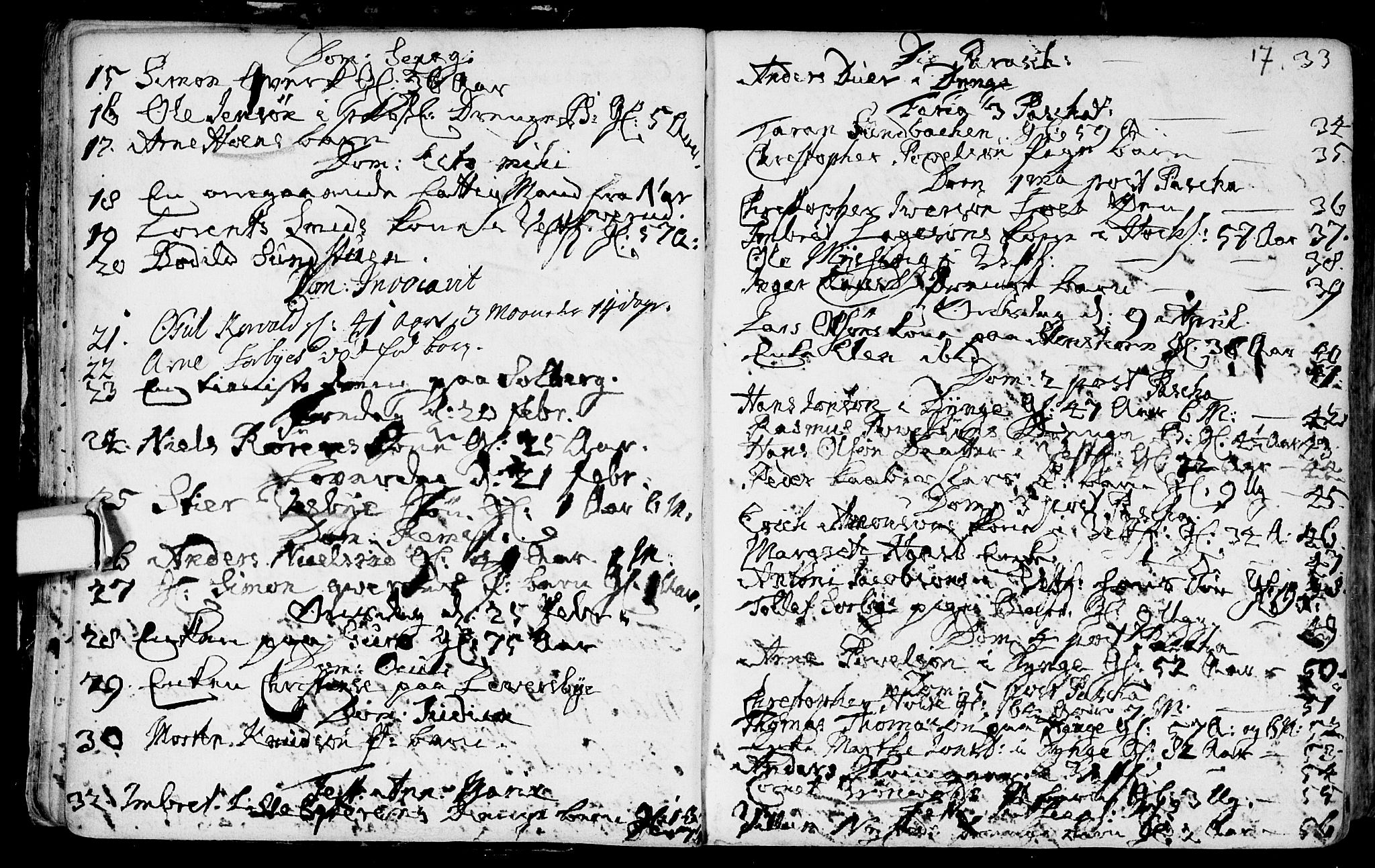 Eiker kirkebøker, AV/SAKO-A-4/F/Fa/L0007: Parish register (official) no. I 7 /1, 1733-1808, p. 17