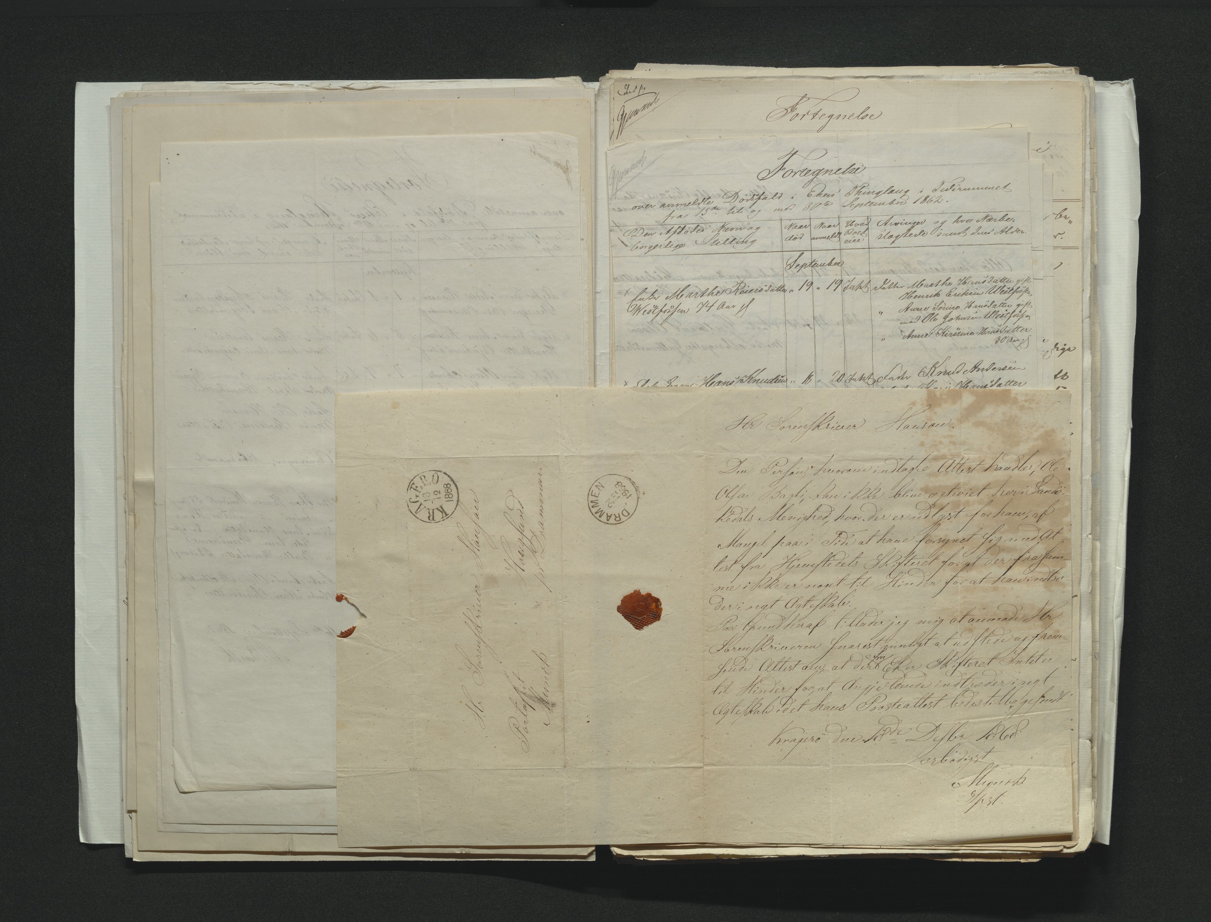 Eiker, Modum og Sigdal sorenskriveri, AV/SAKO-A-123/H/Ha/Hab/L0011: Dødsfallsmeldinger, 1862-1865, p. 40