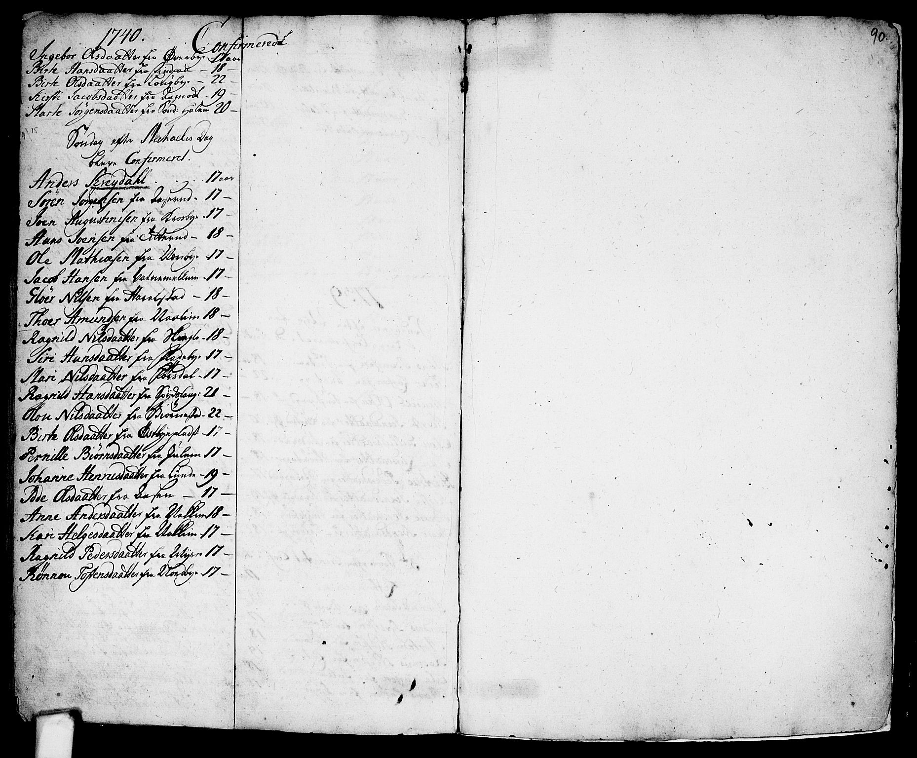 Rakkestad prestekontor Kirkebøker, AV/SAO-A-2008/F/Fa/L0001: Parish register (official) no. I 1, 1722-1740, p. 90