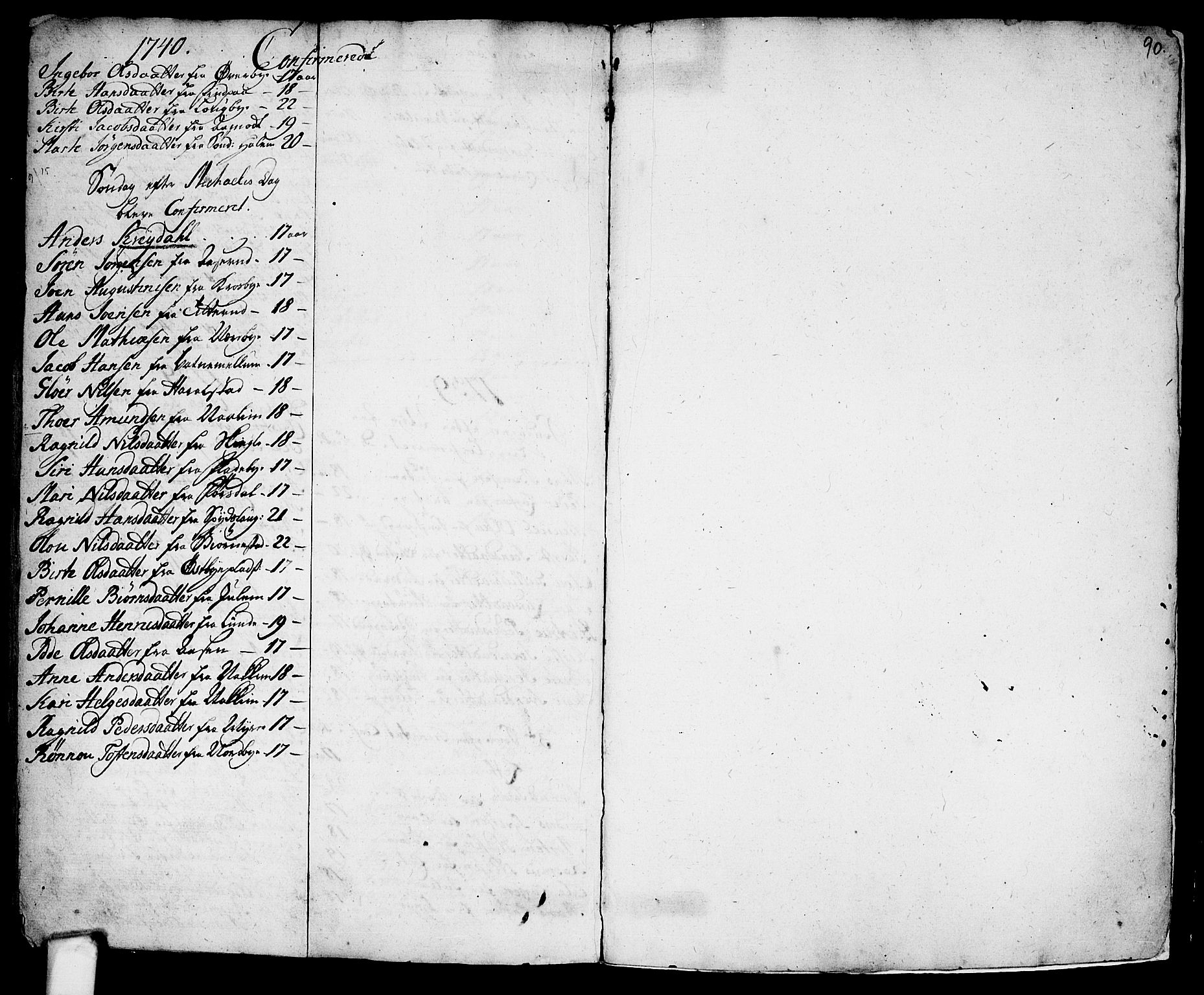 Rakkestad prestekontor Kirkebøker, SAO/A-2008/F/Fa/L0001: Parish register (official) no. I 1, 1722-1740, p. 90