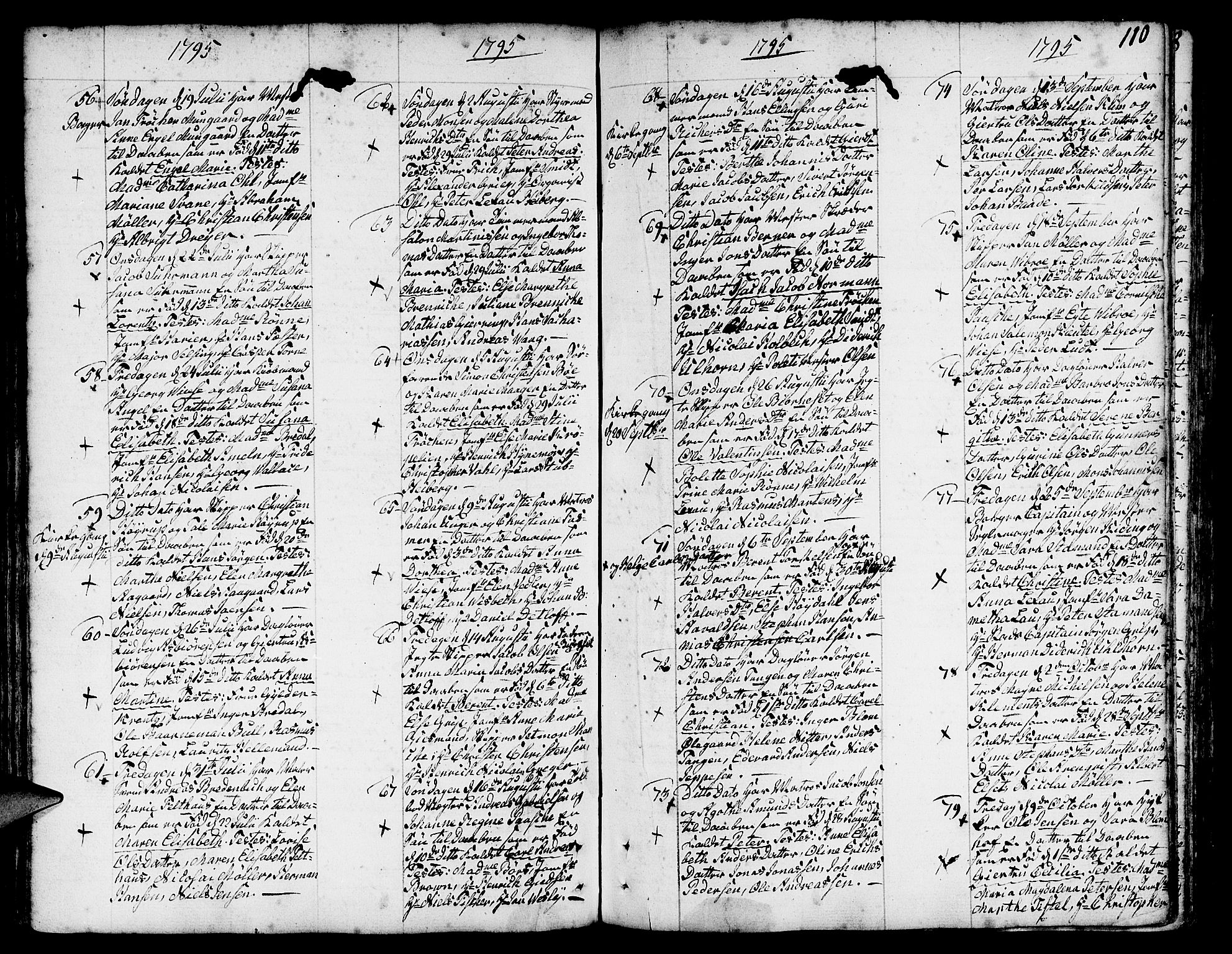 Nykirken Sokneprestembete, SAB/A-77101/H/Haa/L0005: Parish register (official) no. A 5, 1775-1808, p. 110