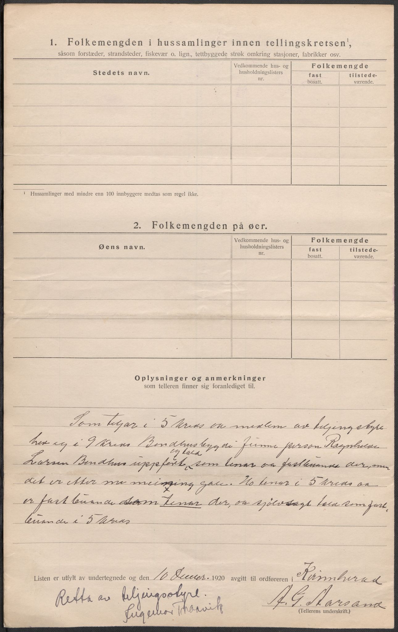 SAB, 1920 census for Kvinnherad, 1920, p. 18