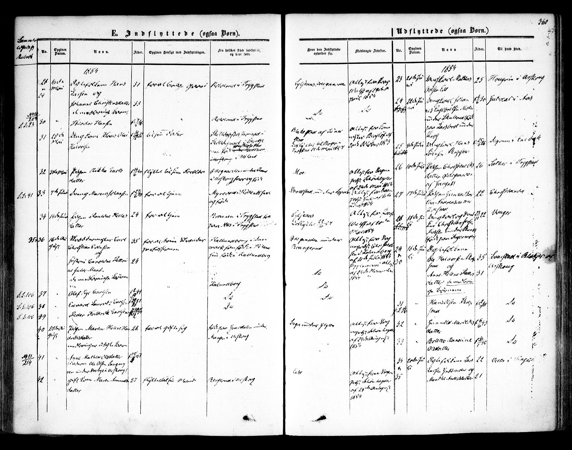 Høland prestekontor Kirkebøker, AV/SAO-A-10346a/F/Fa/L0010: Parish register (official) no. I 10, 1854-1861, p. 360