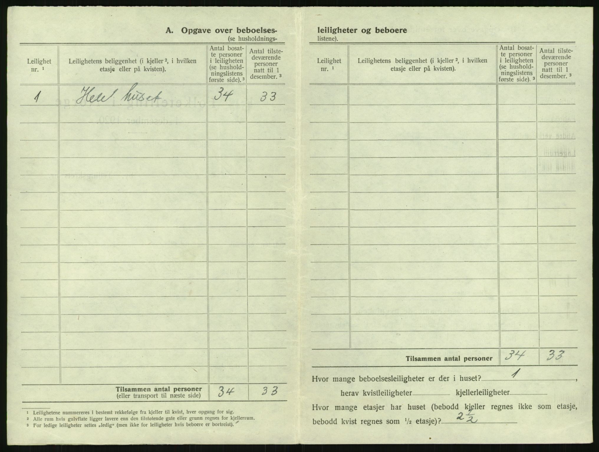 SAK, 1920 census for Arendal, 1920, p. 3107