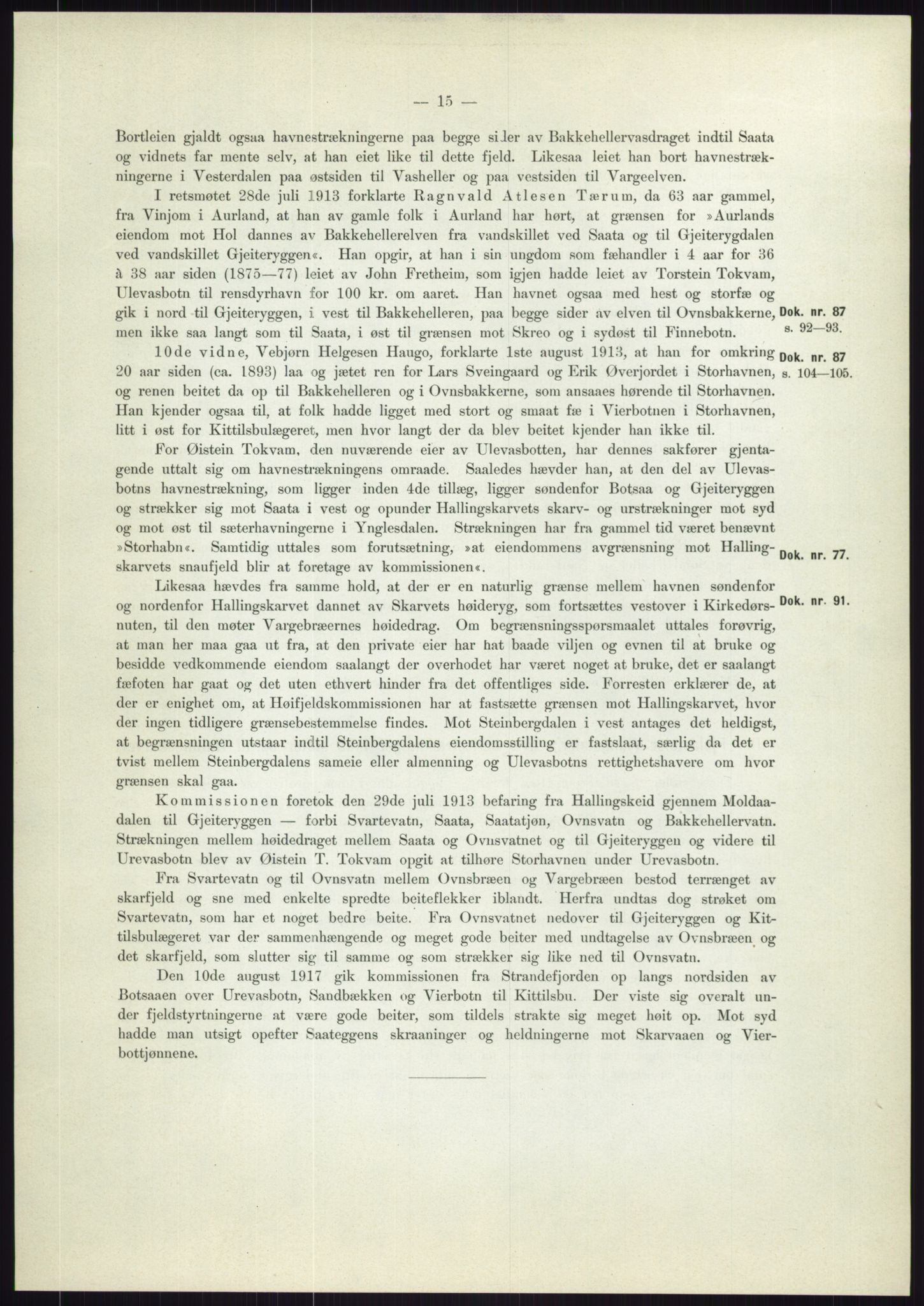 Høyfjellskommisjonen, AV/RA-S-1546/X/Xa/L0001: Nr. 1-33, 1909-1953, p. 973