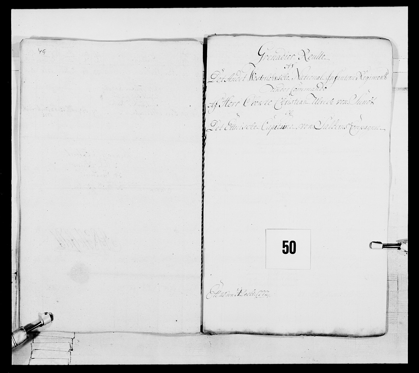 Generalitets- og kommissariatskollegiet, Det kongelige norske kommissariatskollegium, AV/RA-EA-5420/E/Eh/L0105: 2. Vesterlenske nasjonale infanteriregiment, 1766-1773, p. 224