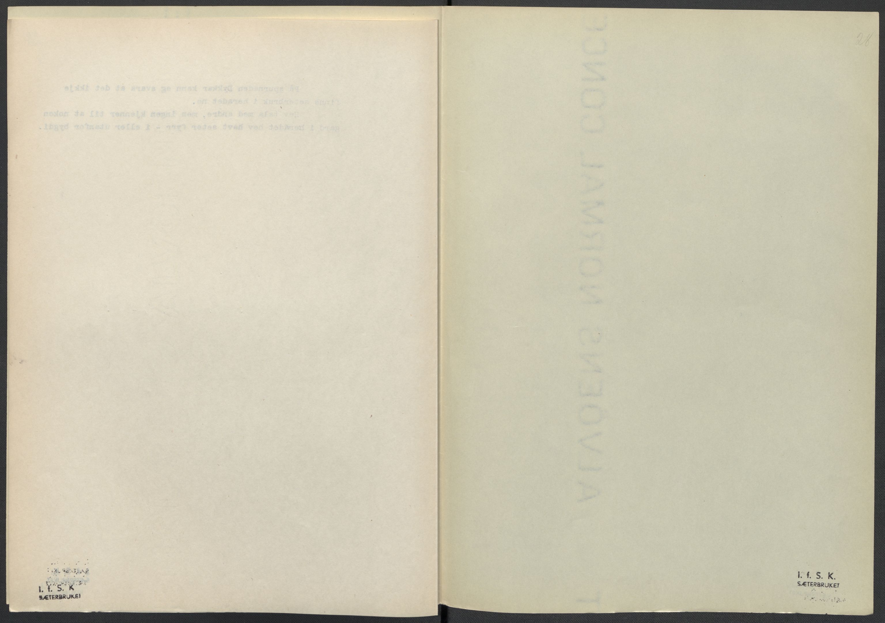 Instituttet for sammenlignende kulturforskning, AV/RA-PA-0424/F/Fc/L0008/0003: Eske B8: / Vest-Agder (perm XXI), 1932-1935, p. 28