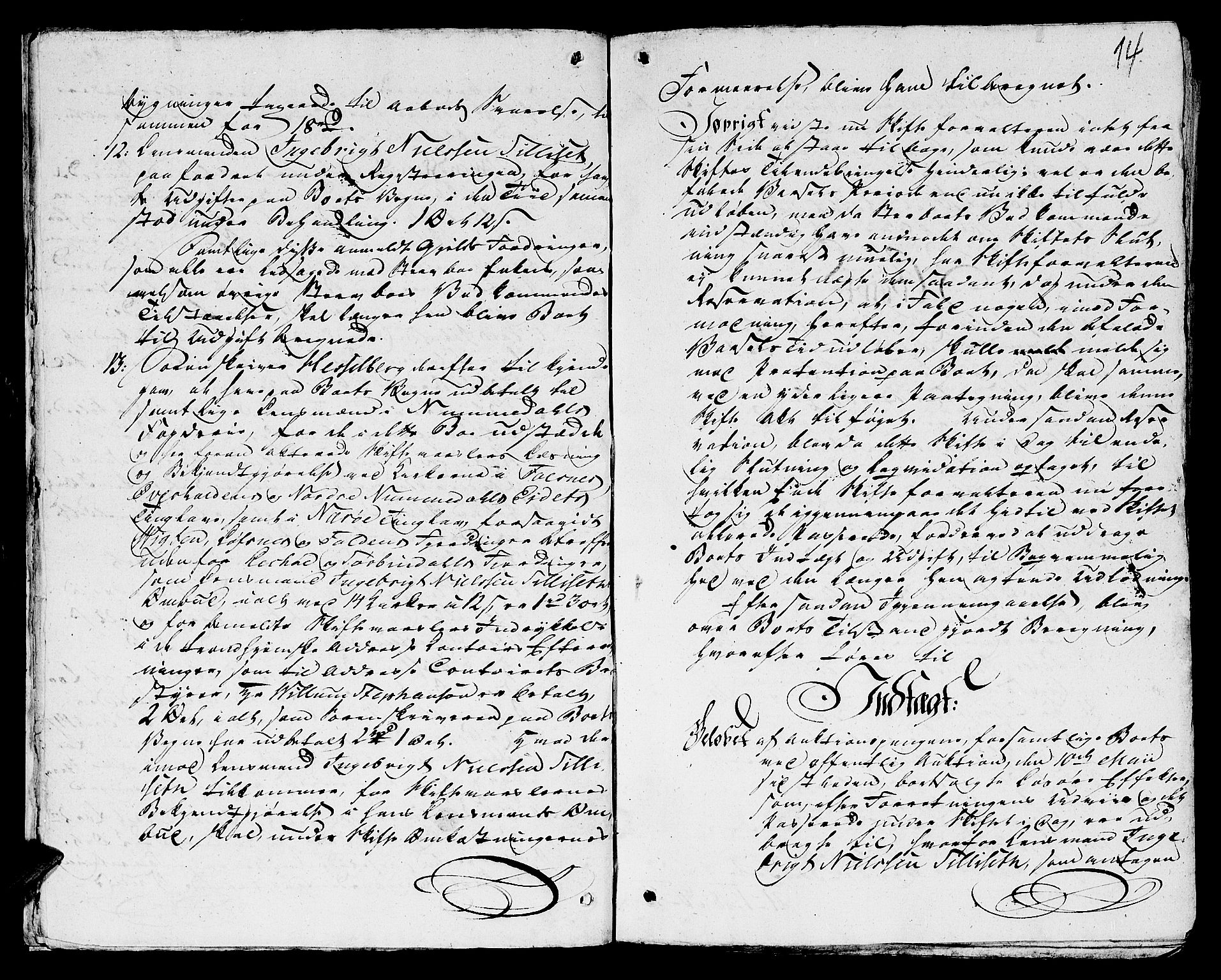 Namdal sorenskriveri, AV/SAT-A-4133/1/3/3A/L0029: Skifteprotokoll nr. 20b, 1802, p. 13b-14a