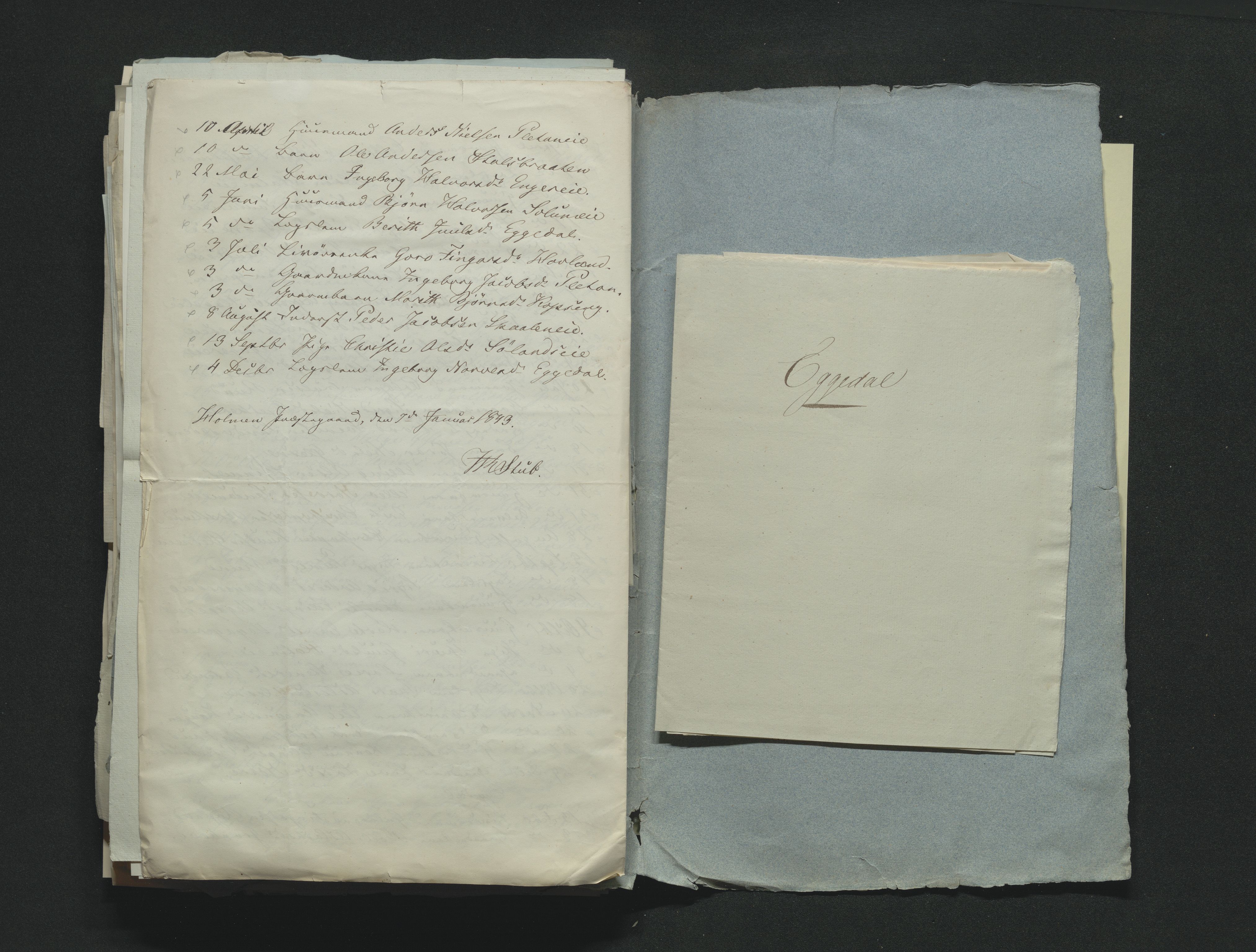 Eiker, Modum og Sigdal sorenskriveri, AV/SAKO-A-123/H/Ha/Hab/L0006: Dødsfallsmeldinger, 1841-1845