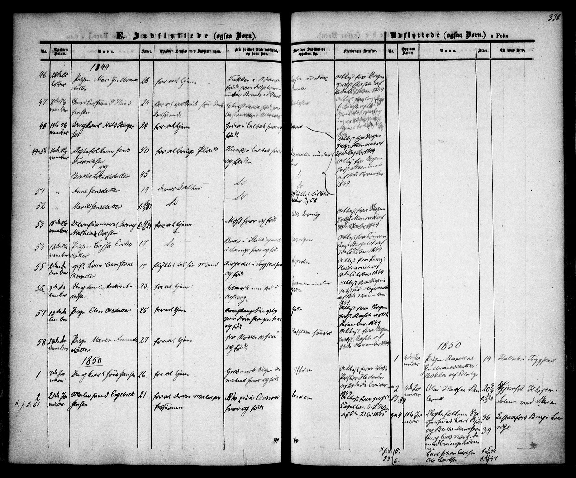 Høland prestekontor Kirkebøker, AV/SAO-A-10346a/F/Fa/L0009: Parish register (official) no. I 9, 1846-1853, p. 338