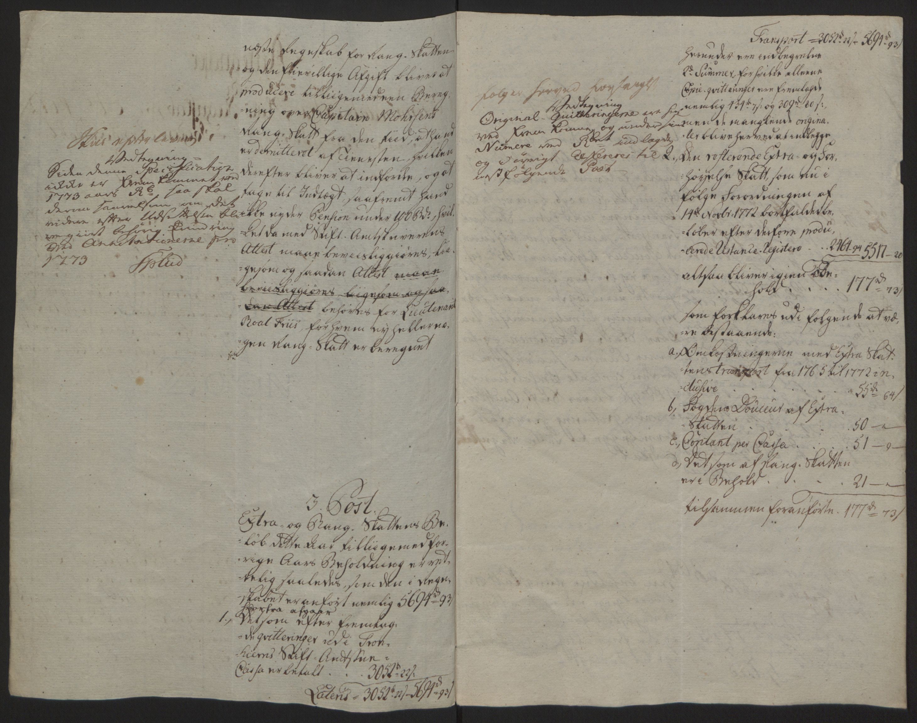 Rentekammeret inntil 1814, Reviderte regnskaper, Fogderegnskap, RA/EA-4092/R64/L4502: Ekstraskatten Namdal, 1762-1772, p. 474