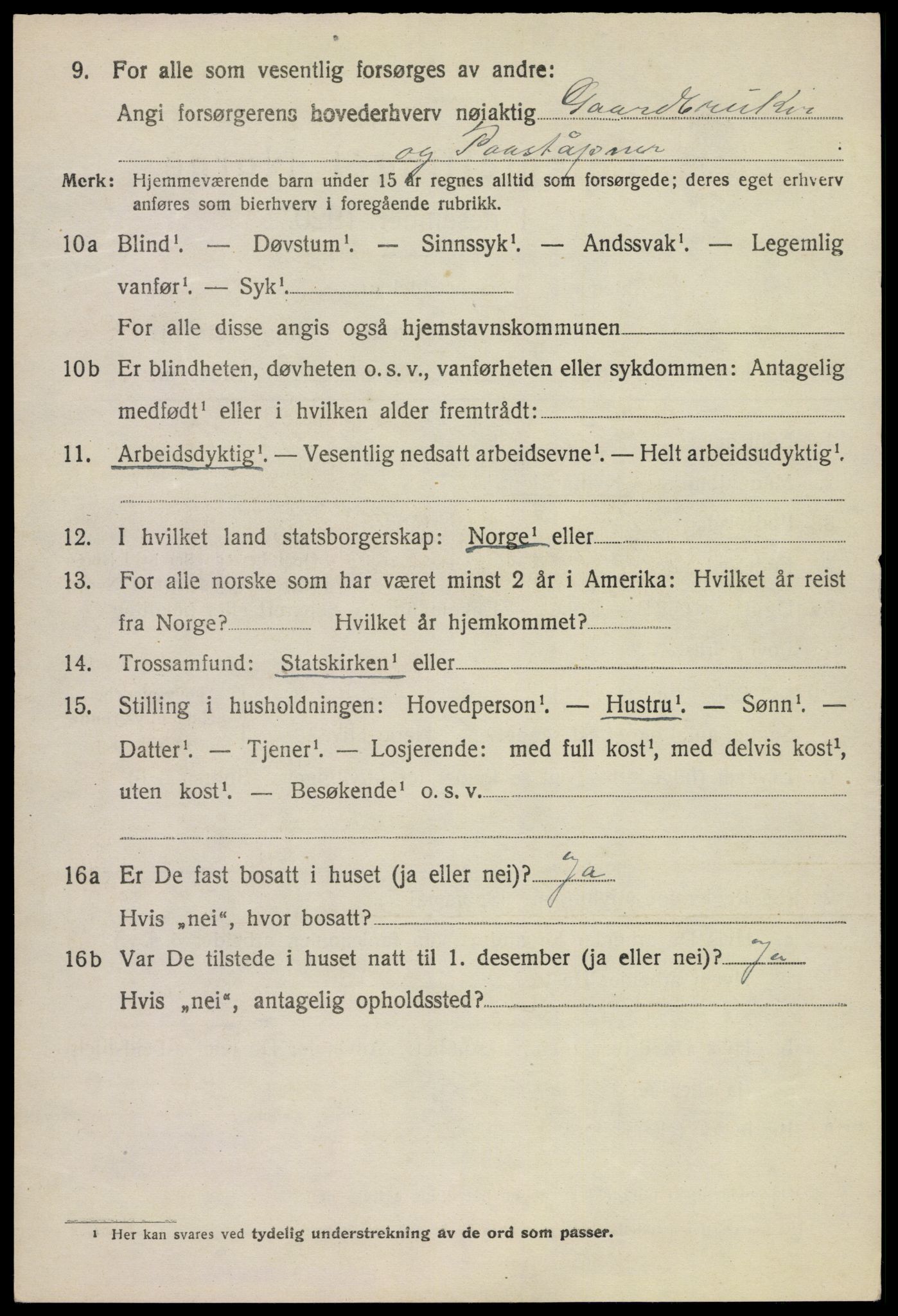 SAKO, 1920 census for Bø (Telemark), 1920, p. 4369