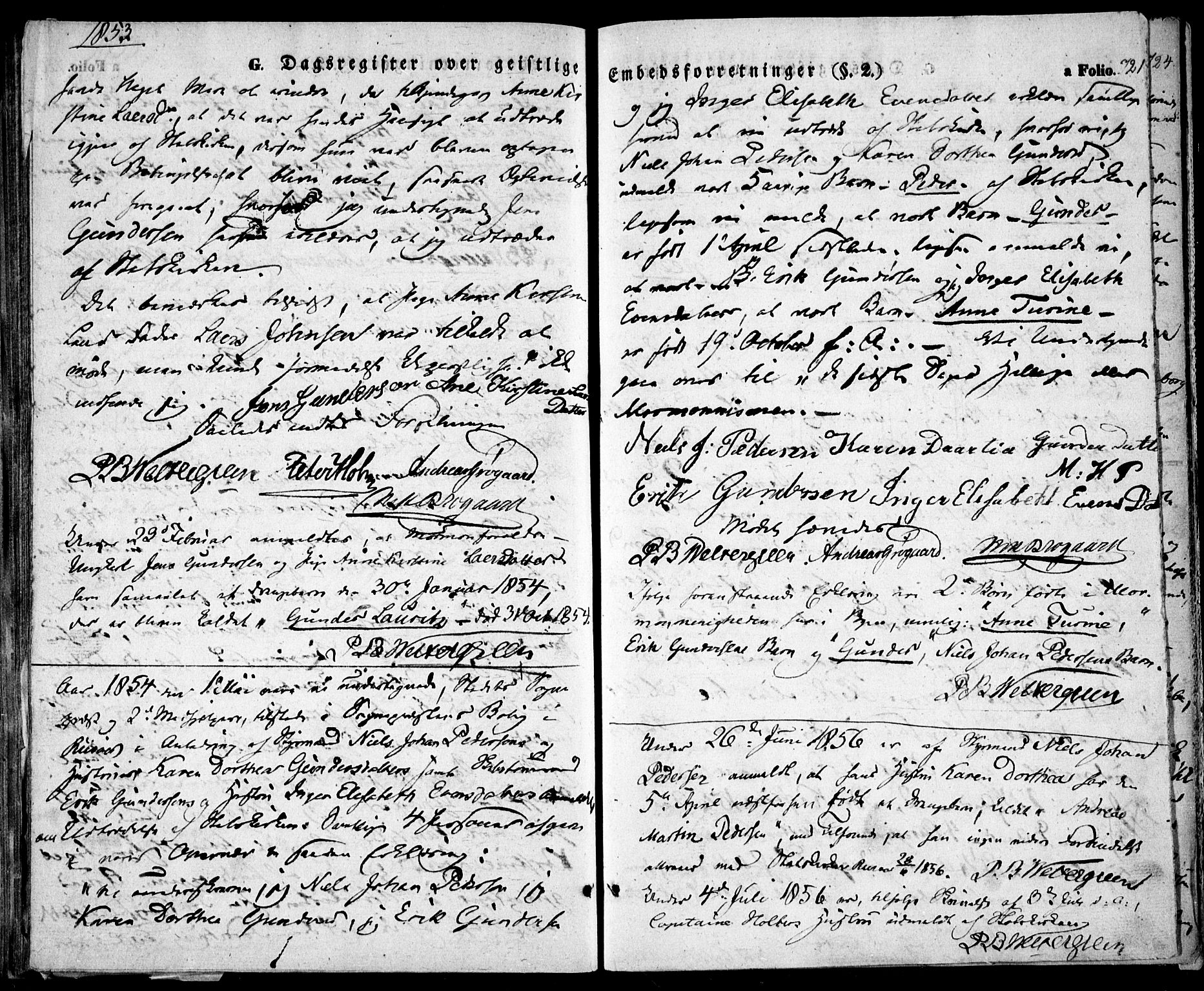 Risør sokneprestkontor, SAK/1111-0035/F/Fa/L0003: Parish register (official) no. A 3, 1838-1864, p. 721