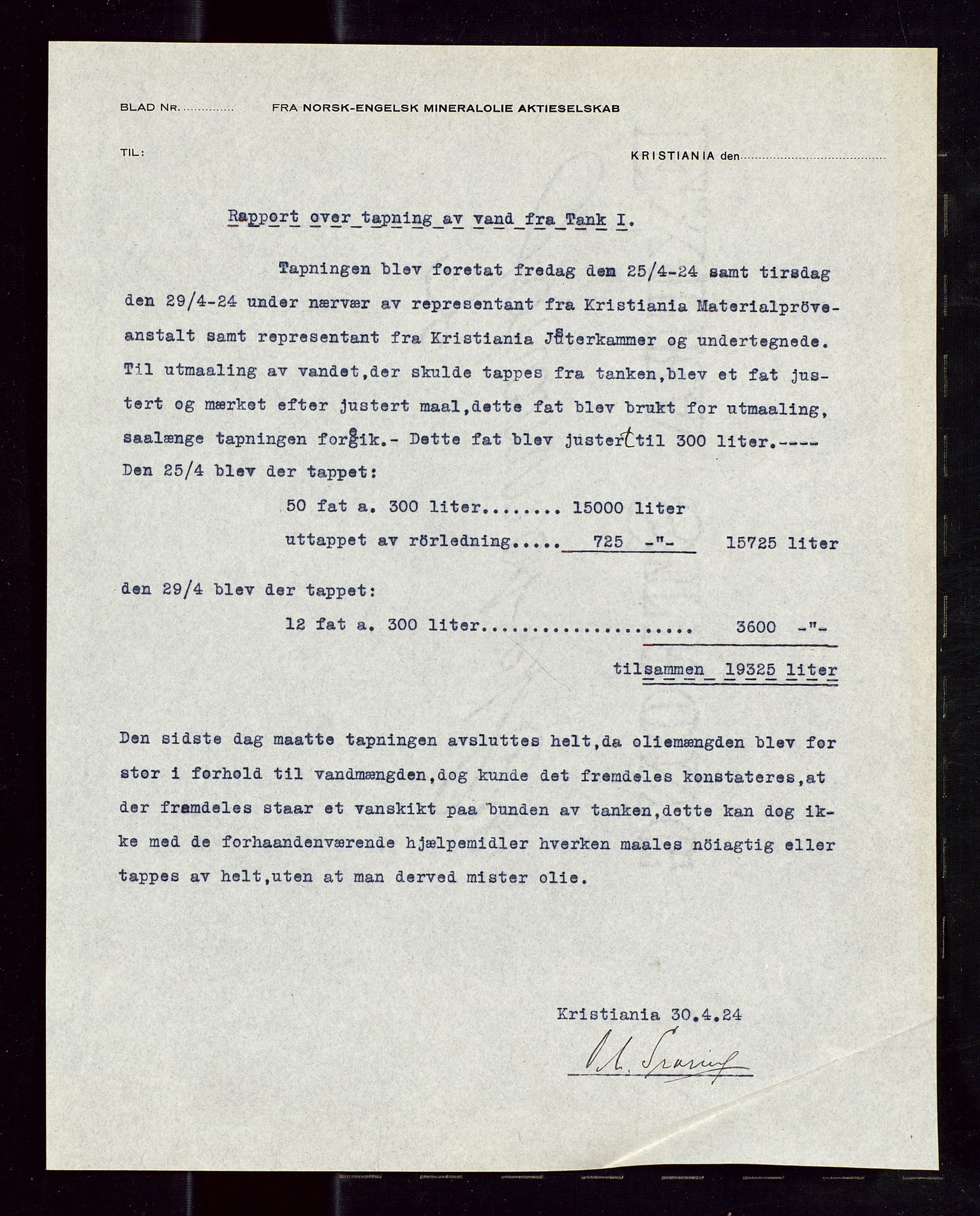 Pa 1521 - A/S Norske Shell, AV/SAST-A-101915/E/Ea/Eaa/L0013: Sjefskorrespondanse, 1924, p. 20