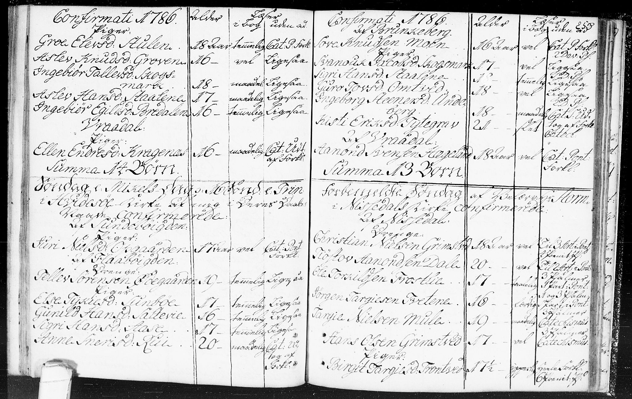Kviteseid kirkebøker, SAKO/A-276/F/Fa/L0002: Parish register (official) no. I 2, 1773-1786, p. 253
