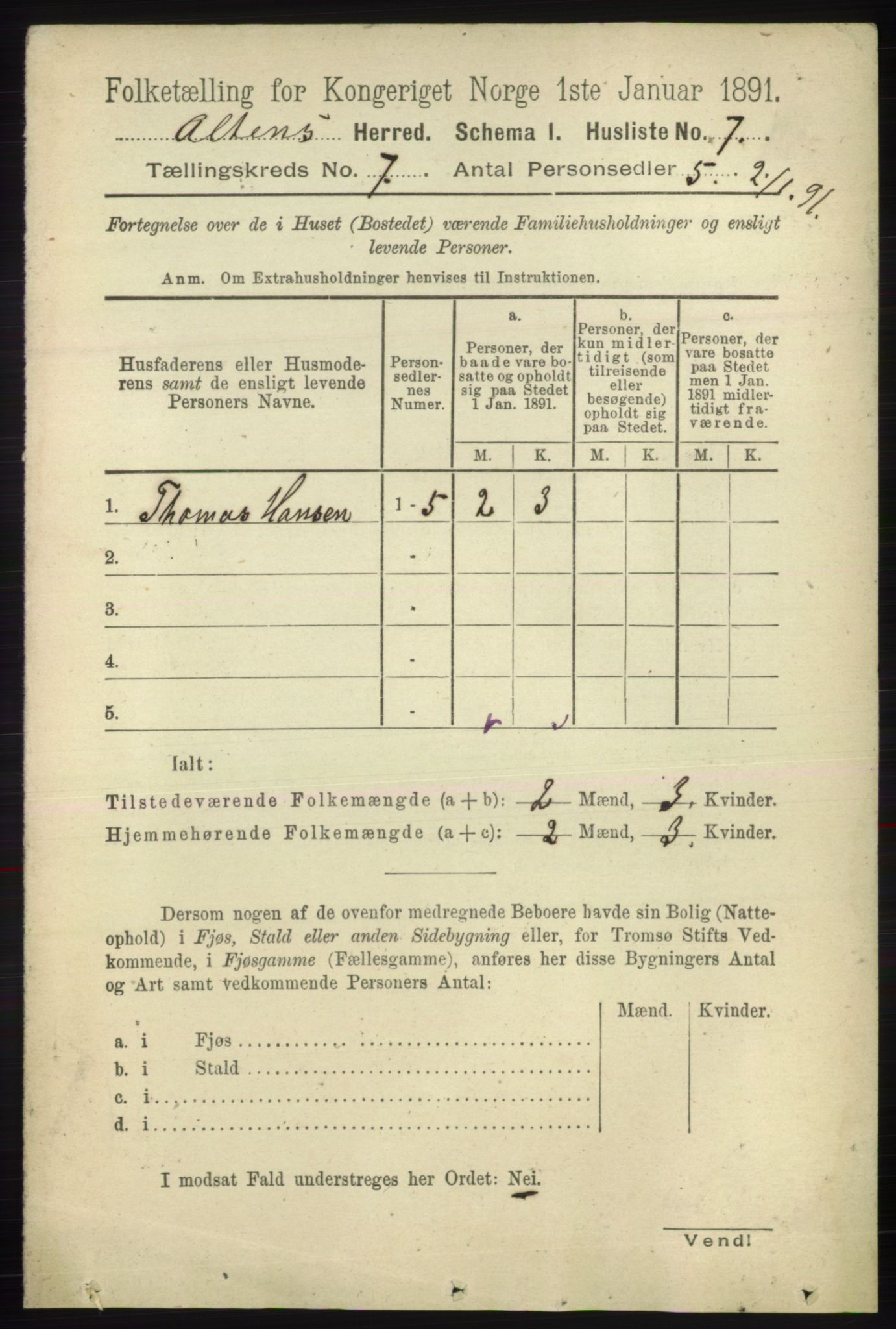RA, 1891 census for 2012 Alta, 1891, p. 2046