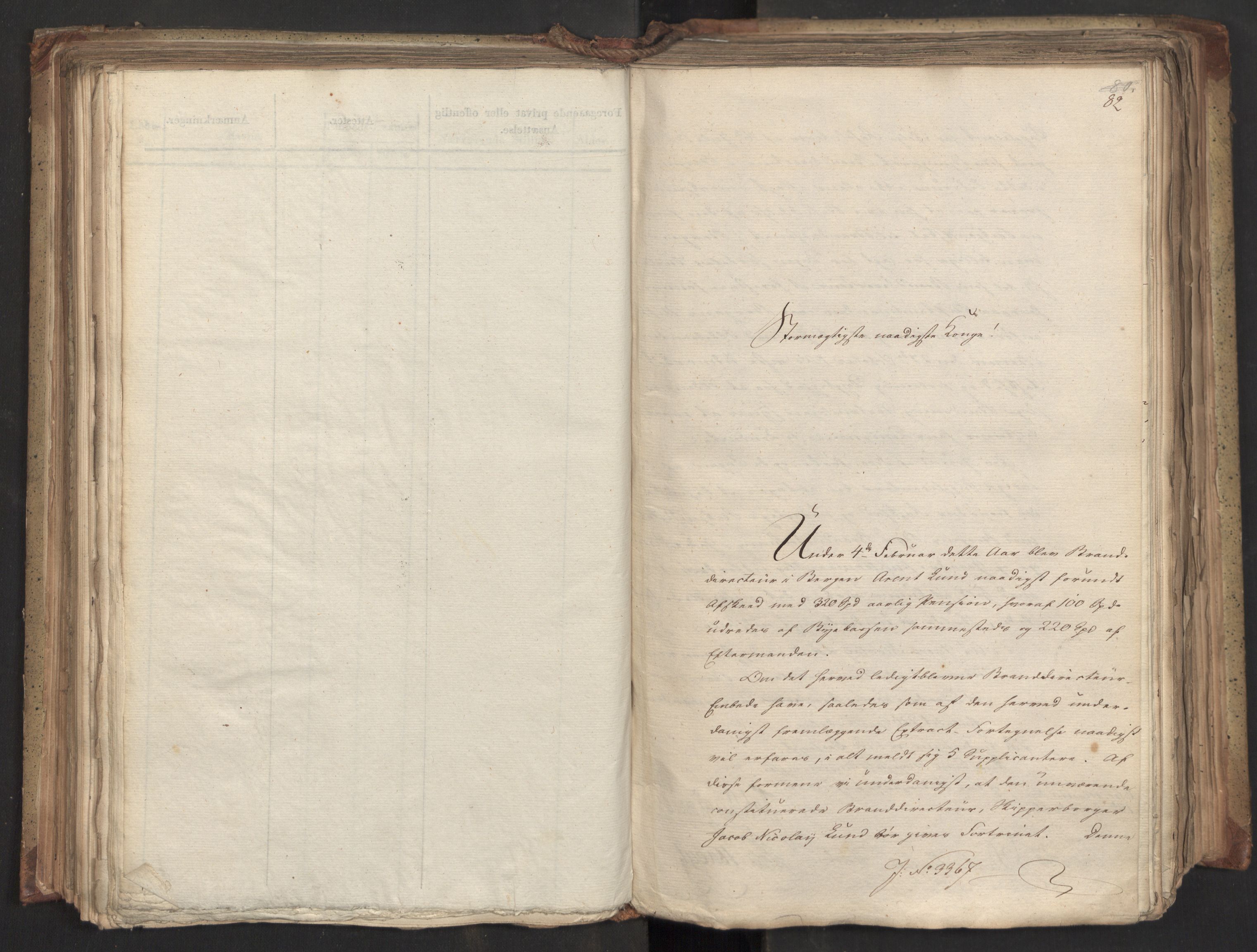 Statsrådsavdelingen i Stockholm, AV/RA-S-1003/D/Da/L0046: Regjeringsinnstillinger nr. 3308-3500, 1826, p. 170