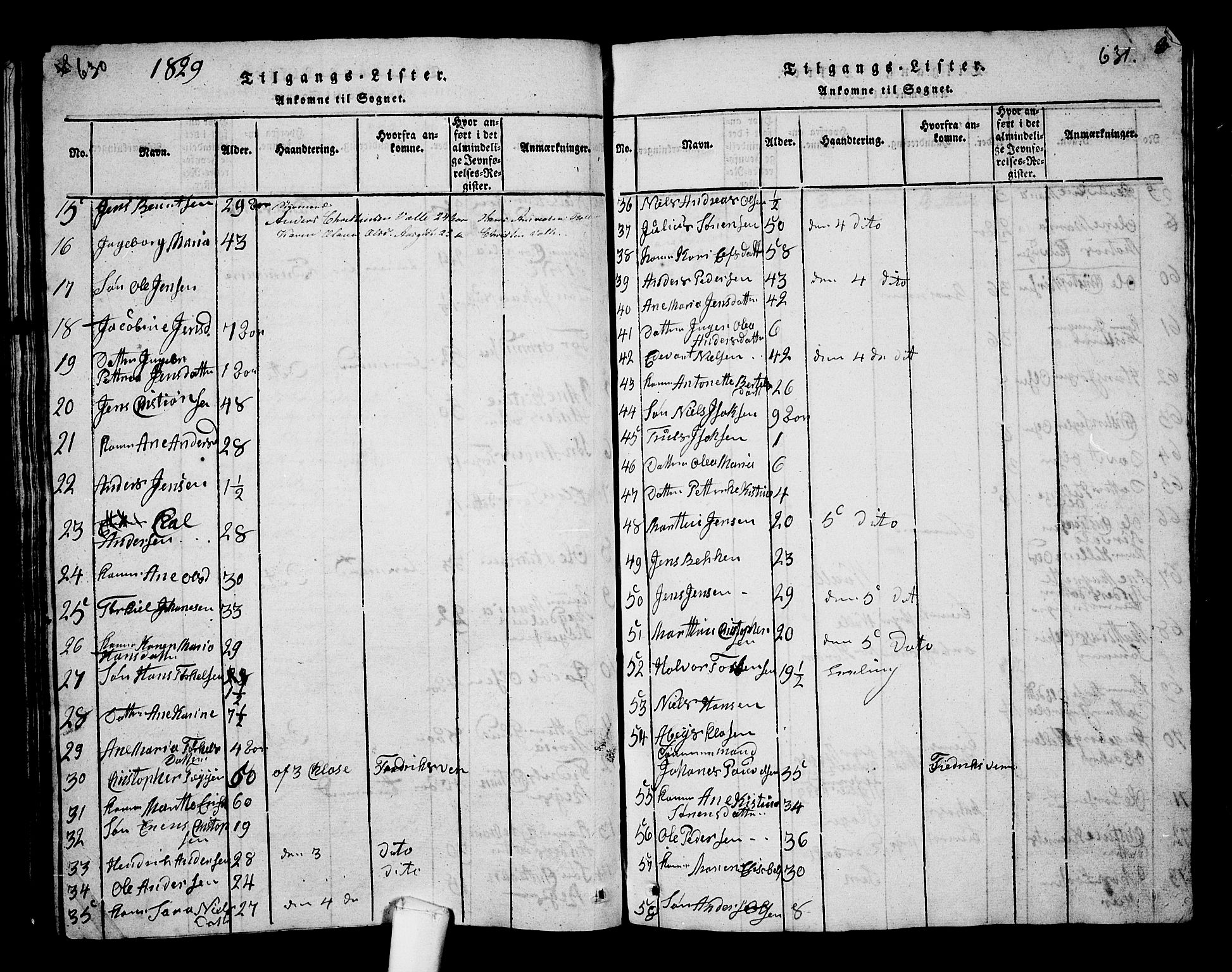 Borre kirkebøker, AV/SAKO-A-338/G/Ga/L0001: Parish register (copy) no. I 1, 1815-1851, p. 630-631