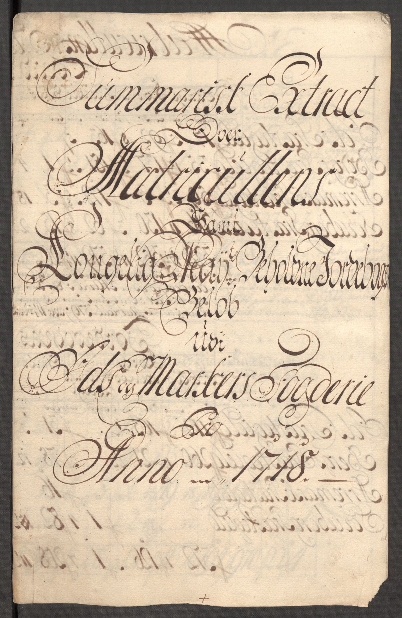Rentekammeret inntil 1814, Reviderte regnskaper, Fogderegnskap, RA/EA-4092/R01/L0024: Fogderegnskap Idd og Marker, 1717-1718, p. 247