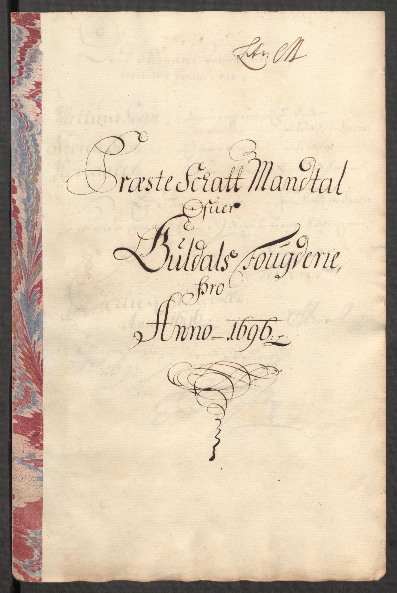 Rentekammeret inntil 1814, Reviderte regnskaper, Fogderegnskap, RA/EA-4092/R60/L3946: Fogderegnskap Orkdal og Gauldal, 1696, p. 390