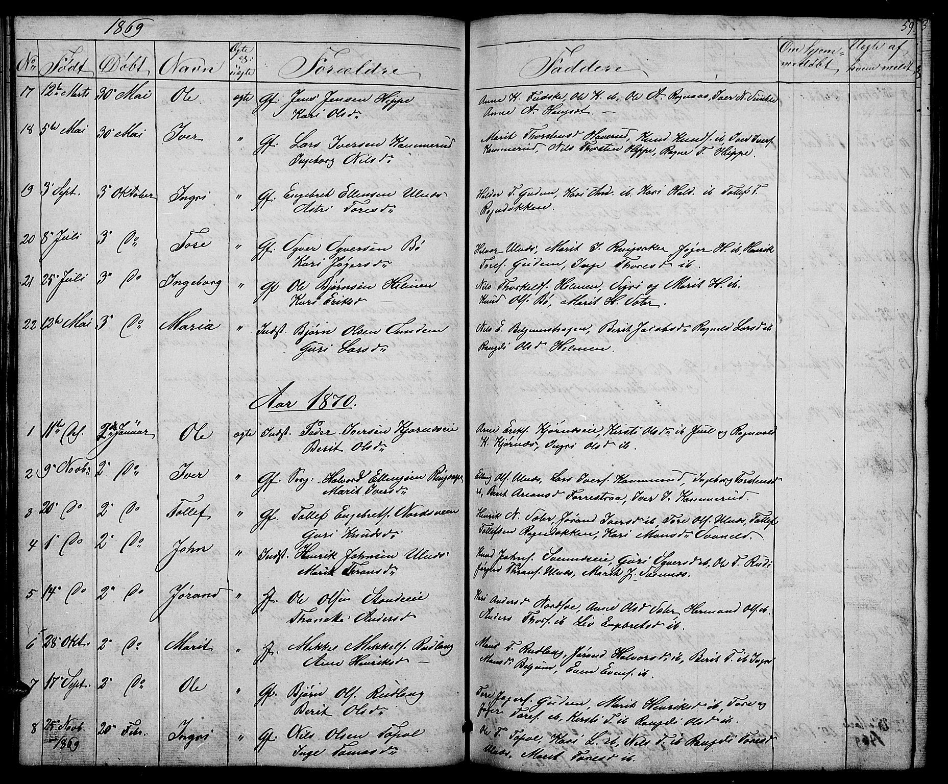 Nord-Aurdal prestekontor, SAH/PREST-132/H/Ha/Hab/L0004: Parish register (copy) no. 4, 1842-1882, p. 59
