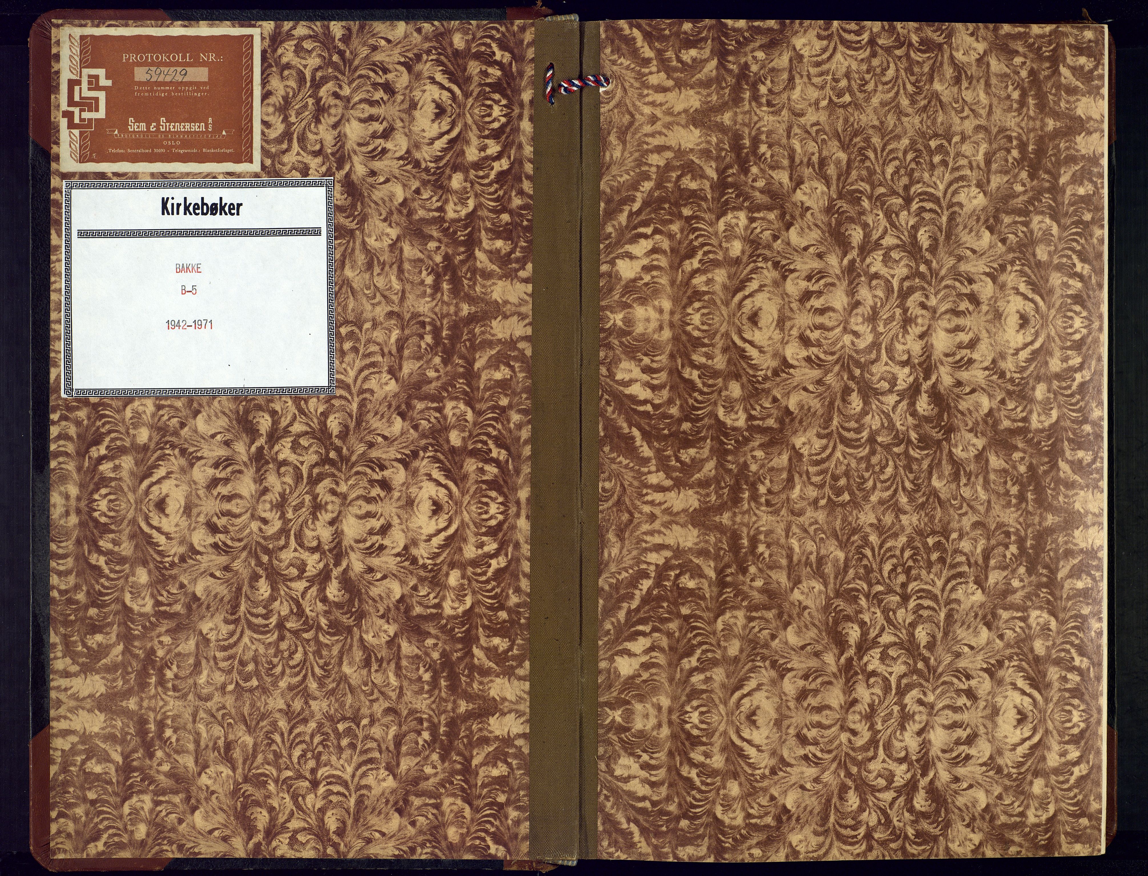 Bakke sokneprestkontor, AV/SAK-1111-0002/F/Fb/Fba/L0005: Parish register (copy) no. B 5, 1947-1971