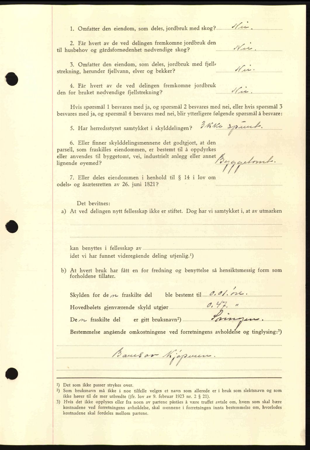 Nordmøre sorenskriveri, SAT/A-4132/1/2/2Ca: Mortgage book no. A90, 1941-1941, Diary no: : 1480/1941
