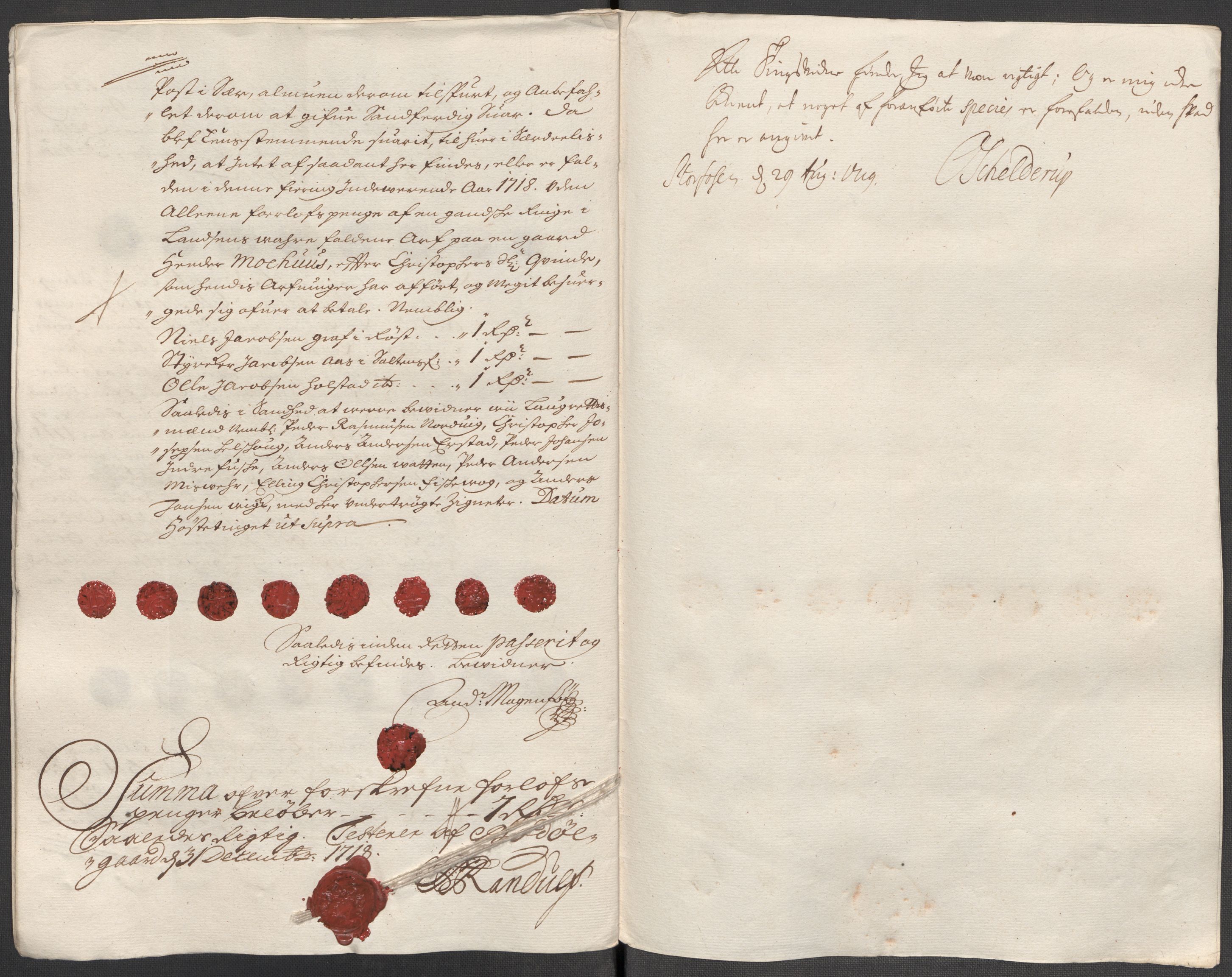 Rentekammeret inntil 1814, Reviderte regnskaper, Fogderegnskap, AV/RA-EA-4092/R66/L4588: Fogderegnskap Salten, 1718, p. 175