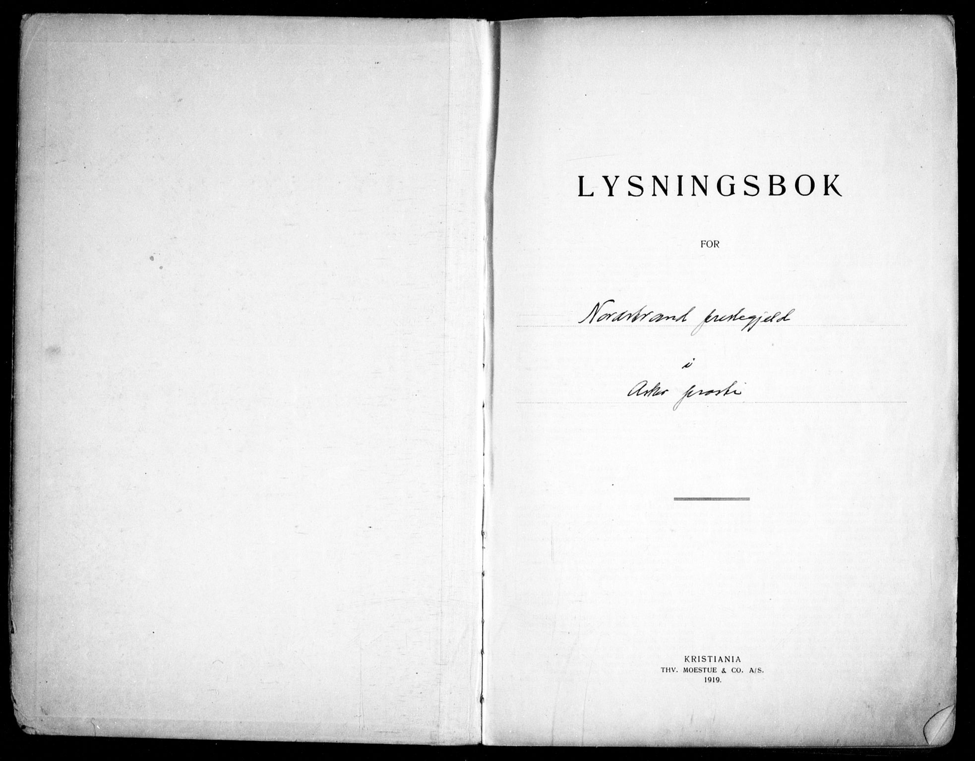 Nordstrand prestekontor Kirkebøker, SAO/A-10362a/H/Ha/L0002: Banns register no. 2, 1935-1950