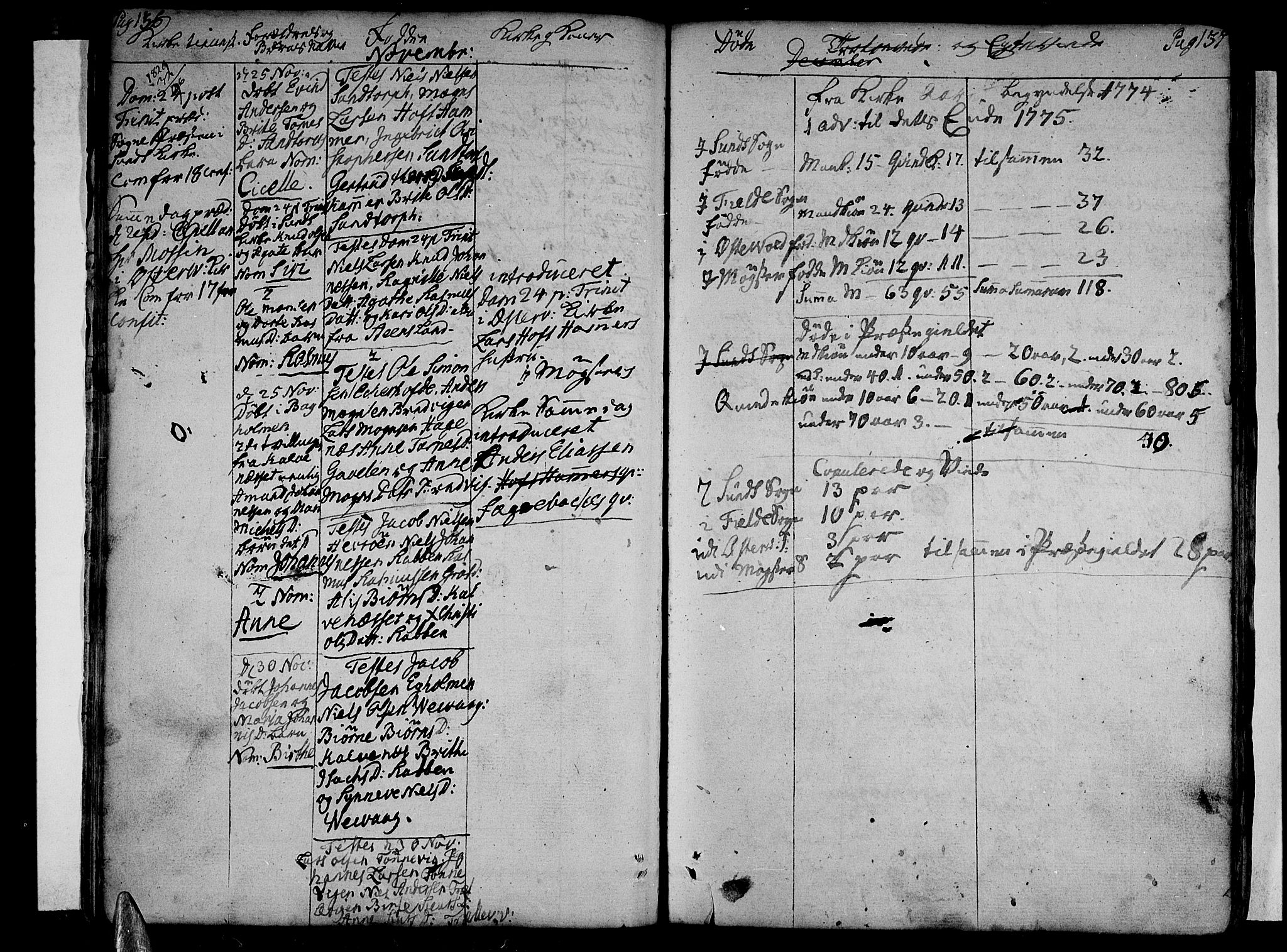 Sund sokneprestembete, AV/SAB-A-99930: Parish register (official) no. A 5, 1770-1795, p. 136-137