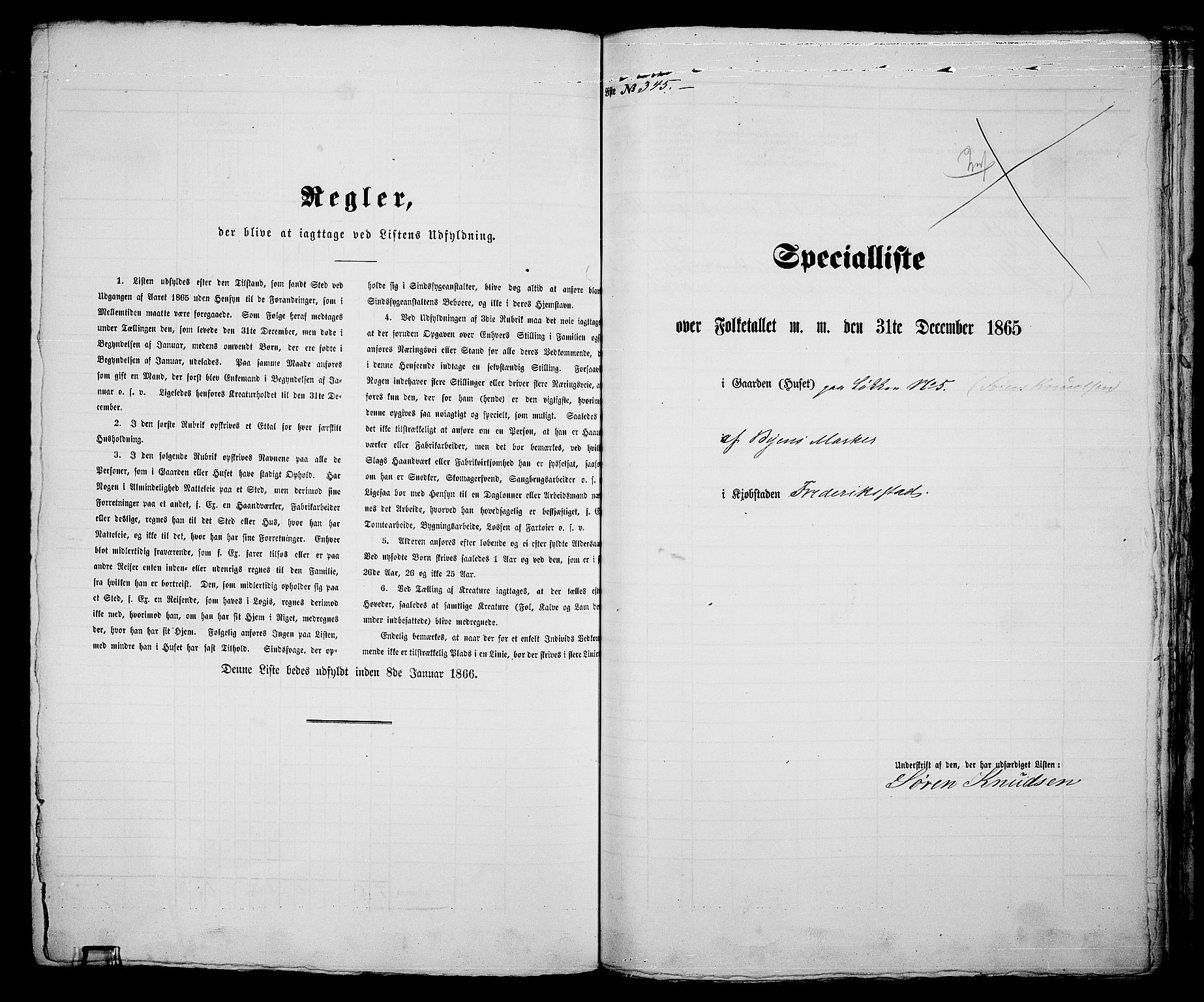 RA, 1865 census for Fredrikstad/Fredrikstad, 1865, p. 722