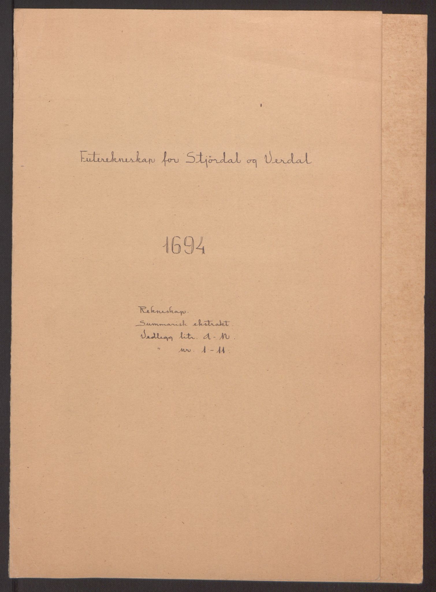 Rentekammeret inntil 1814, Reviderte regnskaper, Fogderegnskap, RA/EA-4092/R62/L4186: Fogderegnskap Stjørdal og Verdal, 1693-1694, p. 139