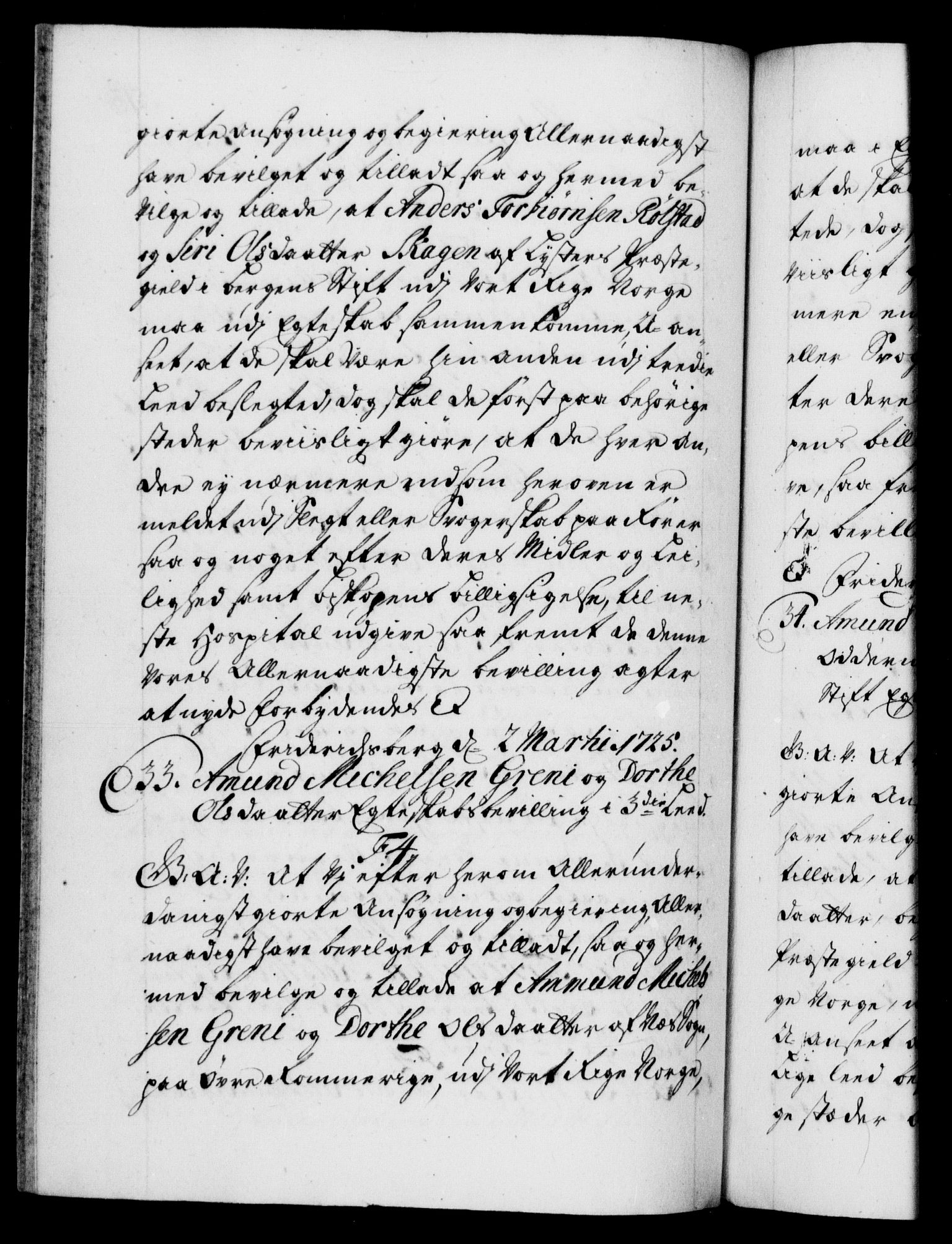 Danske Kanselli 1572-1799, AV/RA-EA-3023/F/Fc/Fca/Fcaa/L0024: Norske registre, 1723-1725, p. 513b