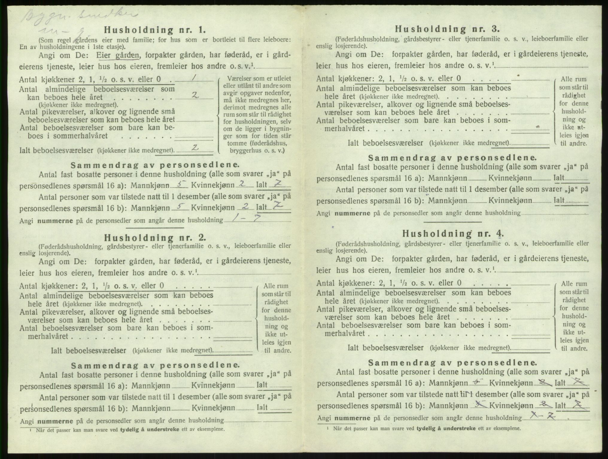 SAB, 1920 census for Sogndal, 1920, p. 1026